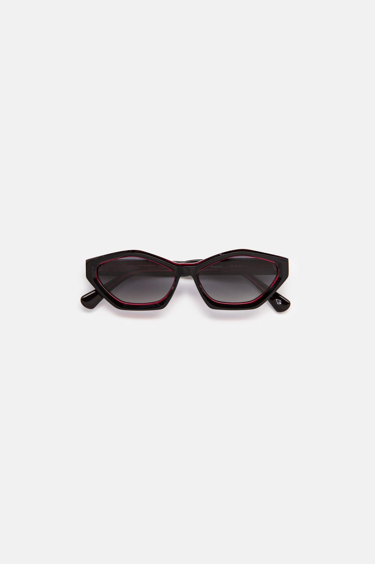 Franky Sunglasses Red w/ Polarised Grey Gradient Lens