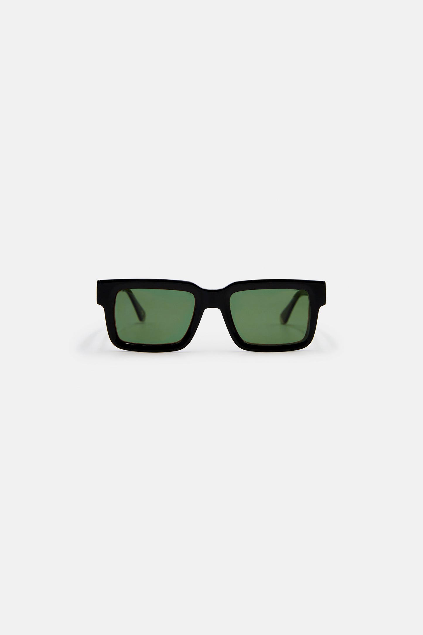 Harry Sunglasses Black w/ Polarised Green Lens