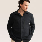 Bandsome Overshirt in Navy Check - Australian made cotton overshirt