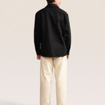 Bandsome Overshirt in Black - Australian made cotton overshirt