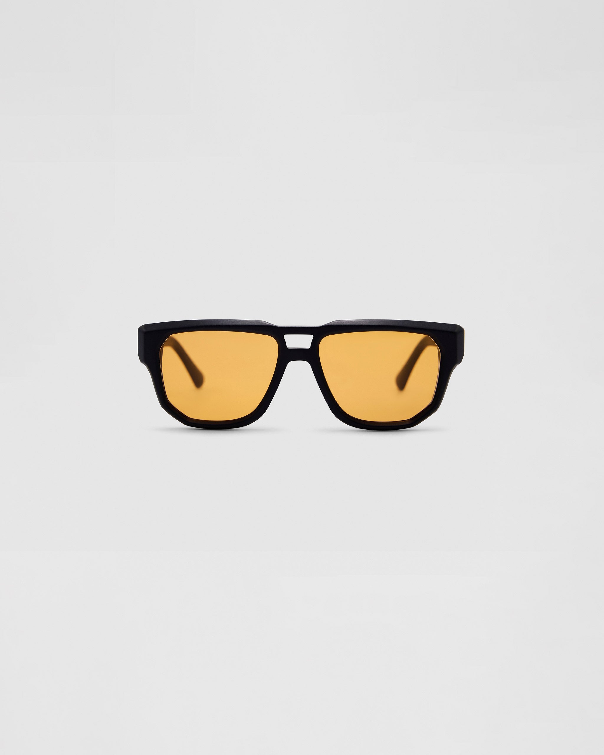 TRIBU BILLIE Matte Black / Desert Orange - acetate eyewear