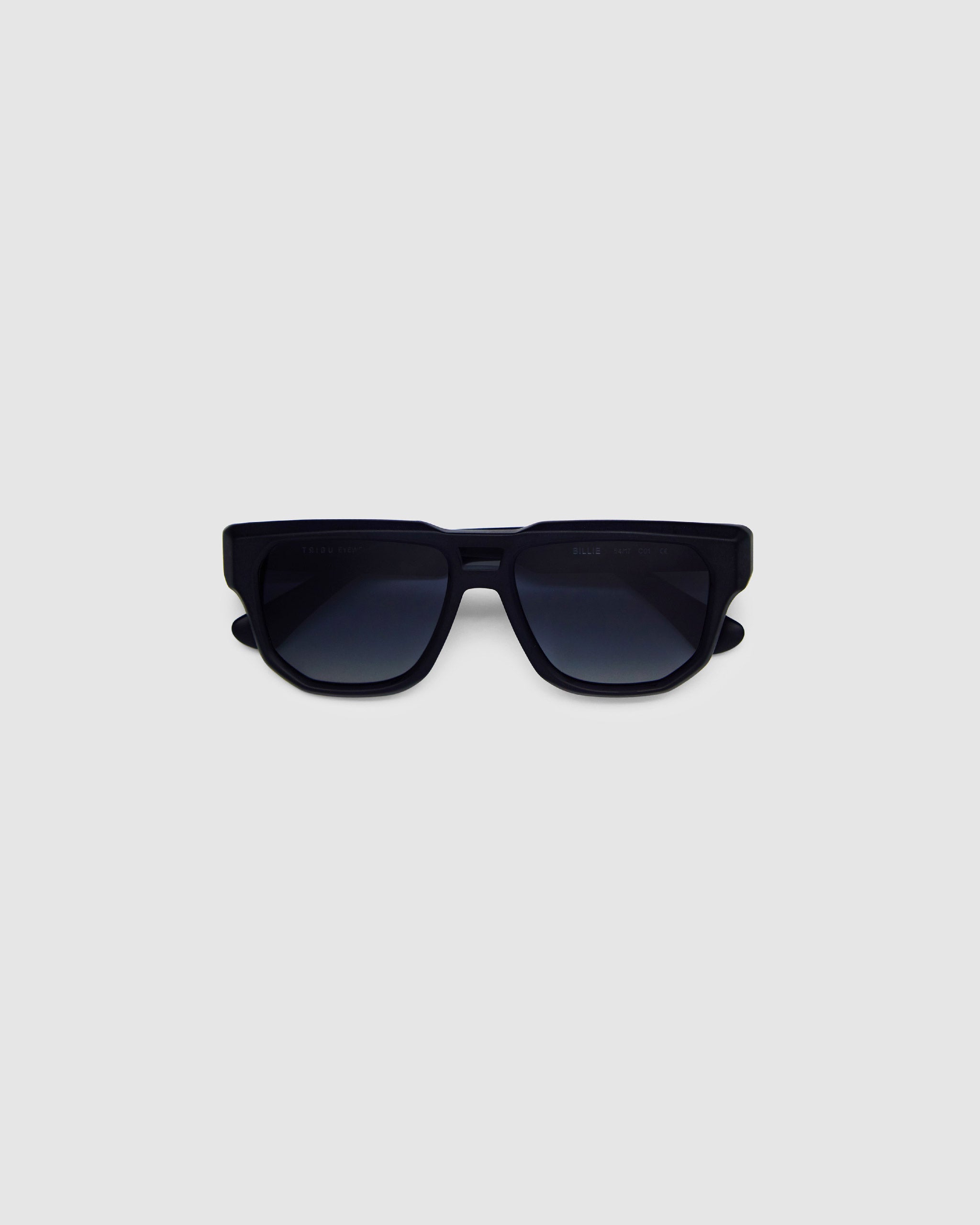 TRIBU BILLIE Matte Black / Polarised - acetate eyewear