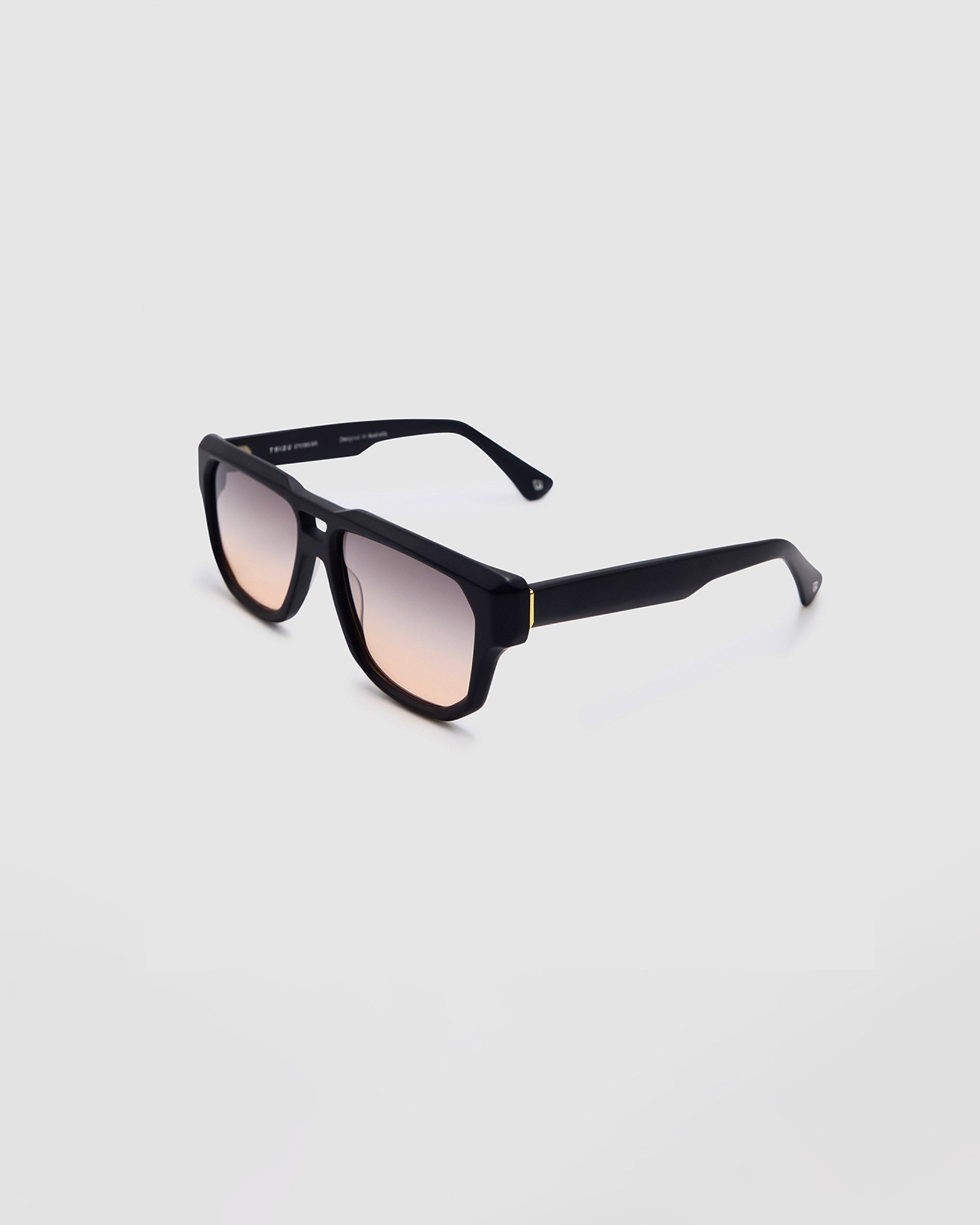 TRIBU BILLIE Matte Black / Dusk - acetate eyewear
