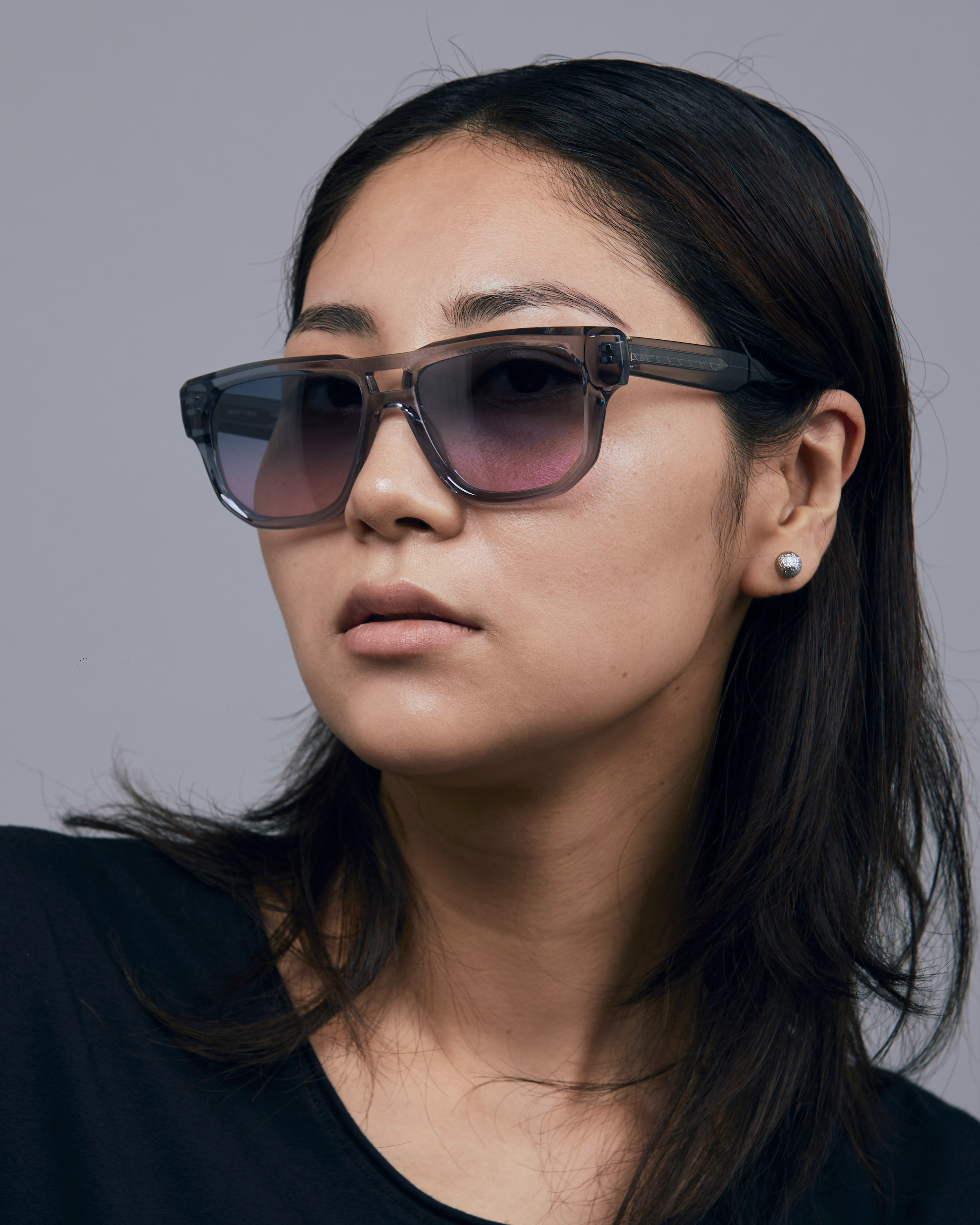 TRIBU BILLIE Smoke / Deep Ocean - acetate eyewear