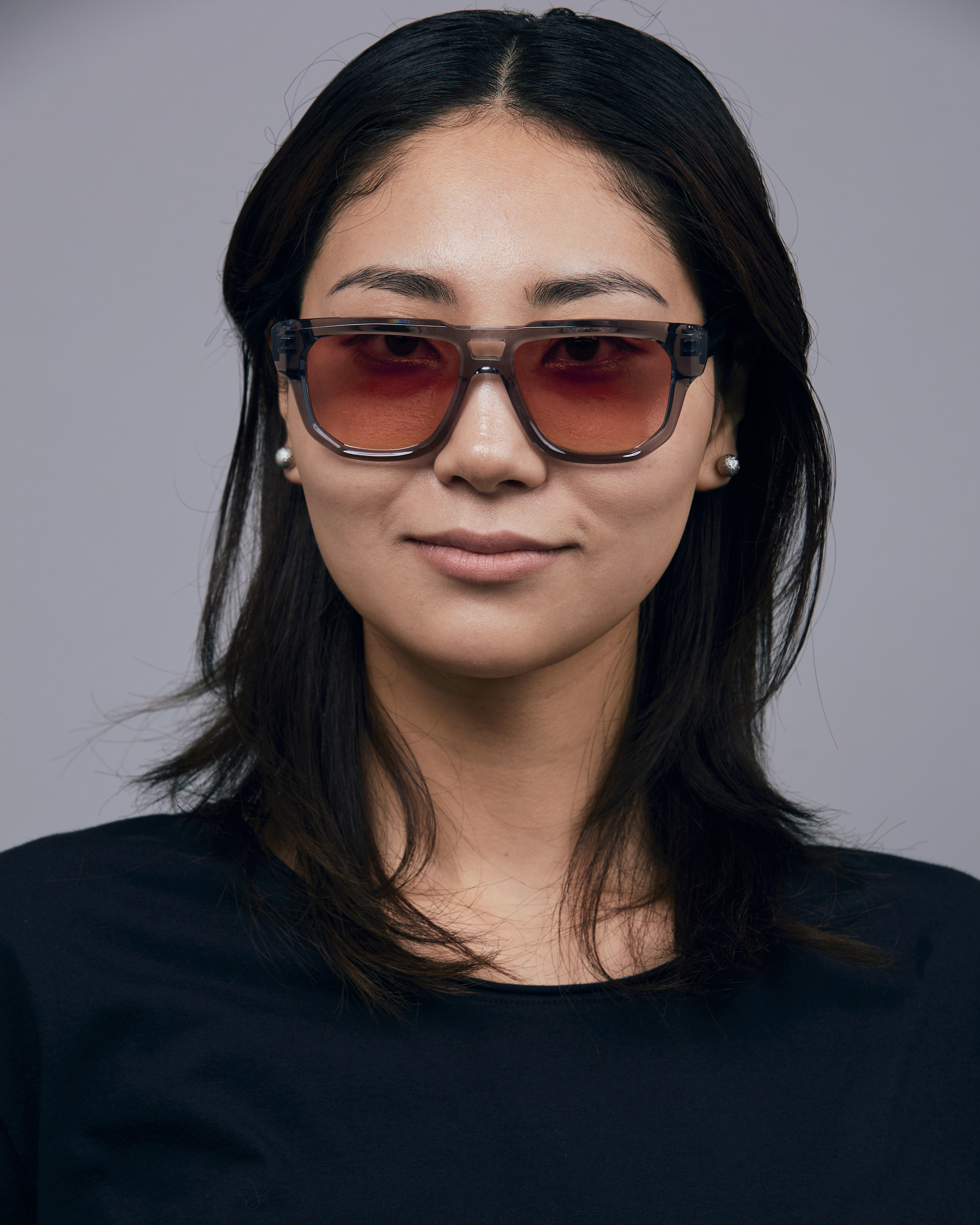 TRIBU BILLIE Smoke / Sunset - acetate eyewear