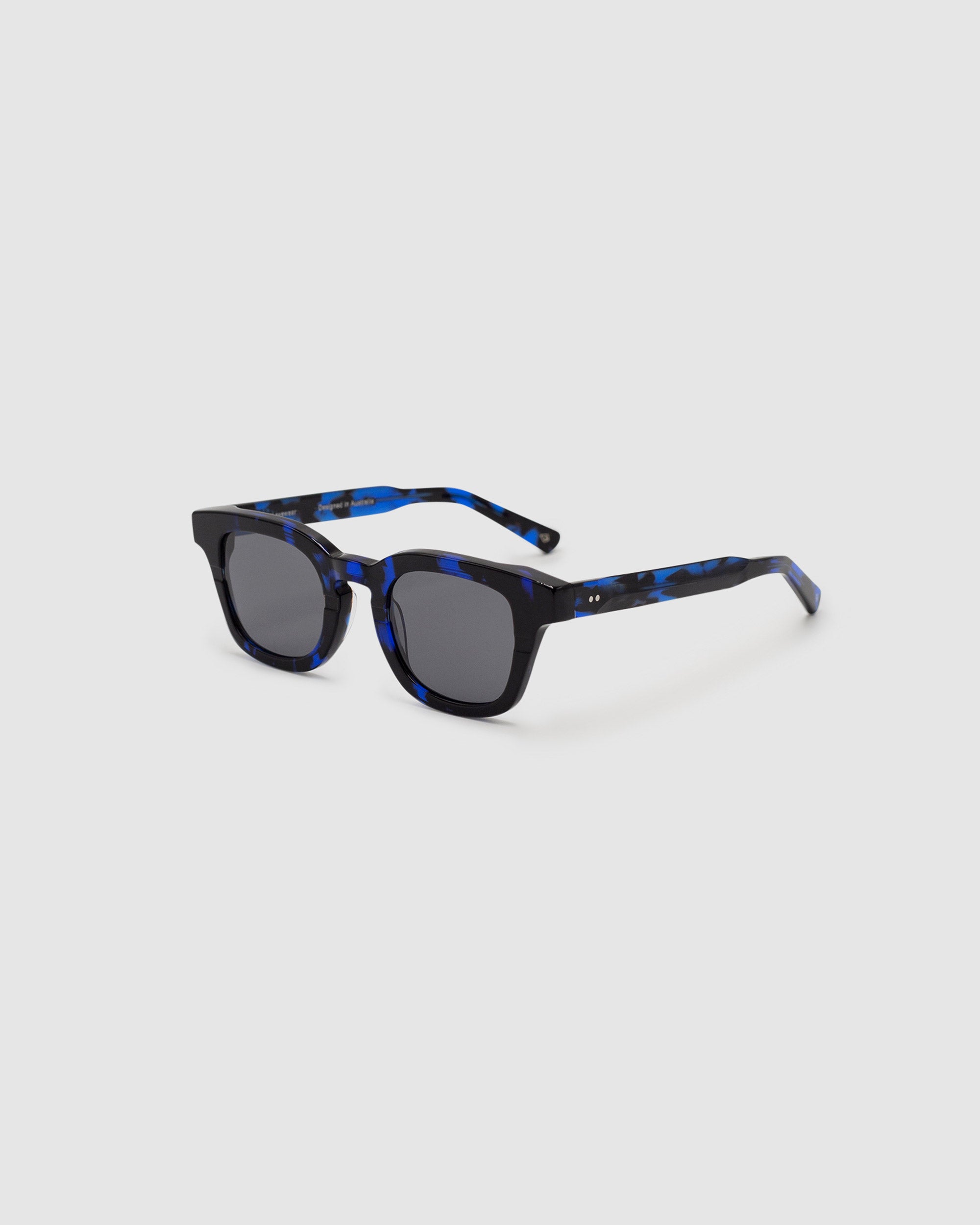 TRIBU BOWIE Electro Blue Puddle / Polarised - acetate eyewear