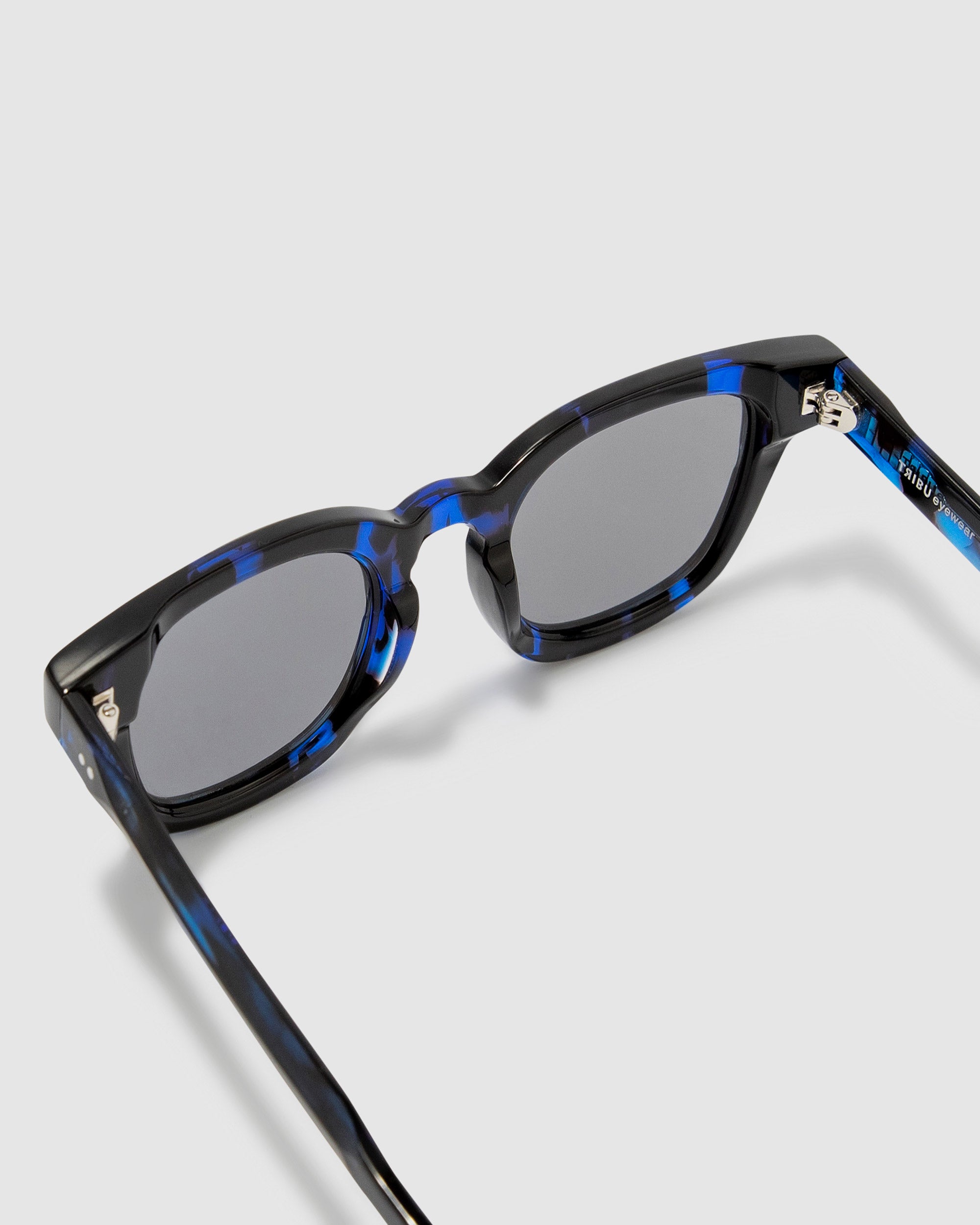 TRIBU BOWIE Electro Blue Puddle / Polarised - acetate eyewear
