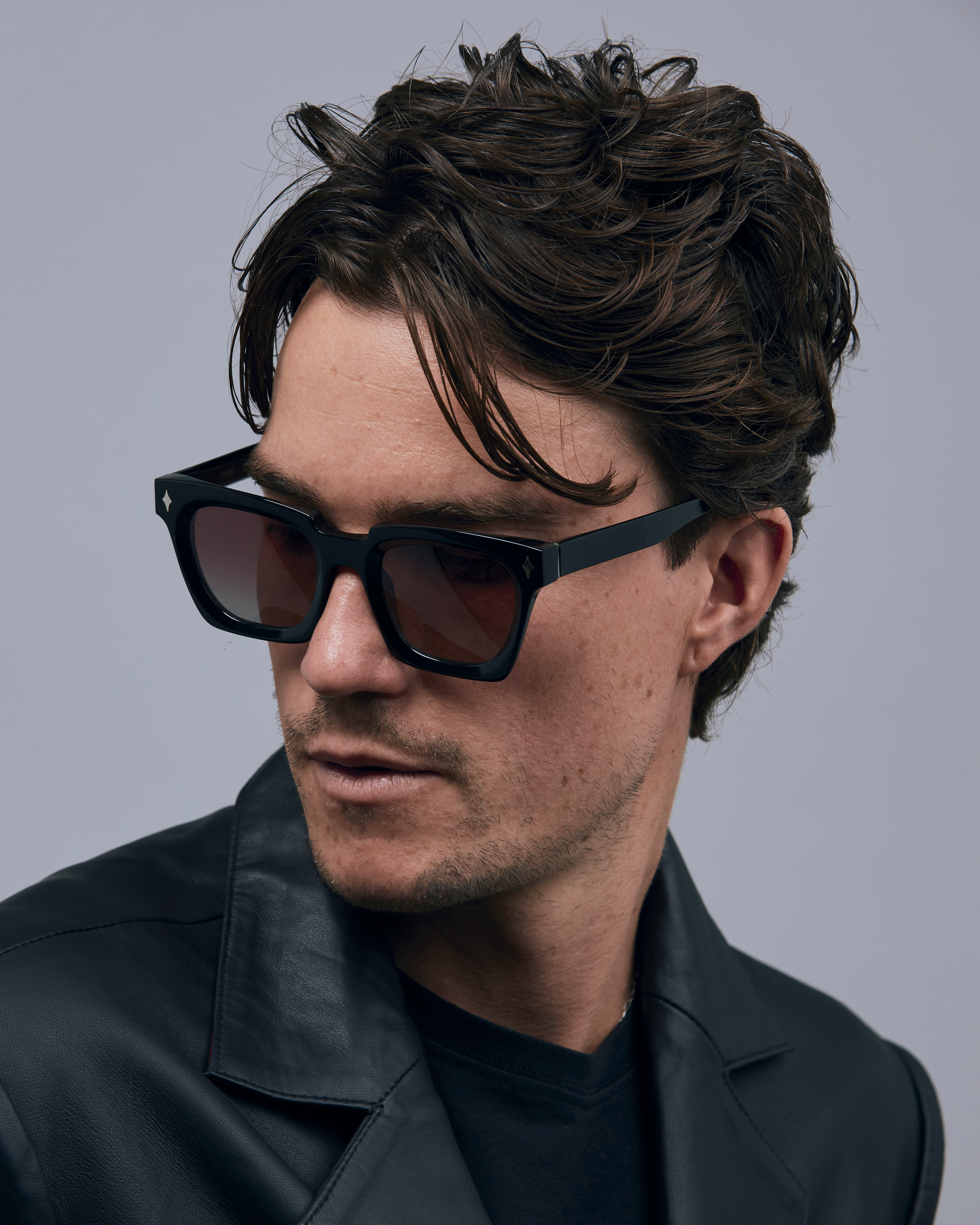 TRIBU BRUTAL 1.0 Black / Rose Grad - acetate eyewear