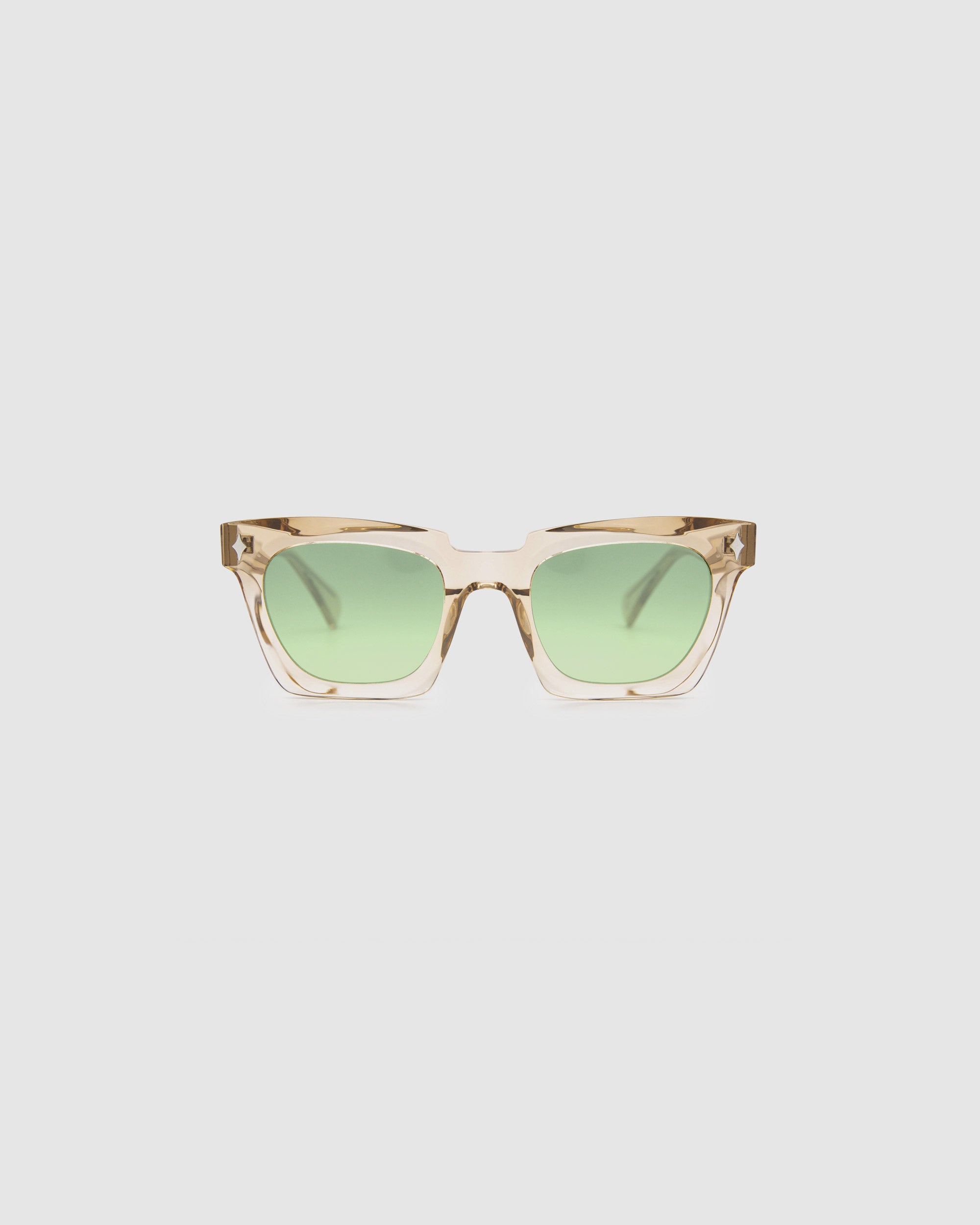 TRIBU BRUTAL 1.0 Champagne / Sage - acetate eyewear