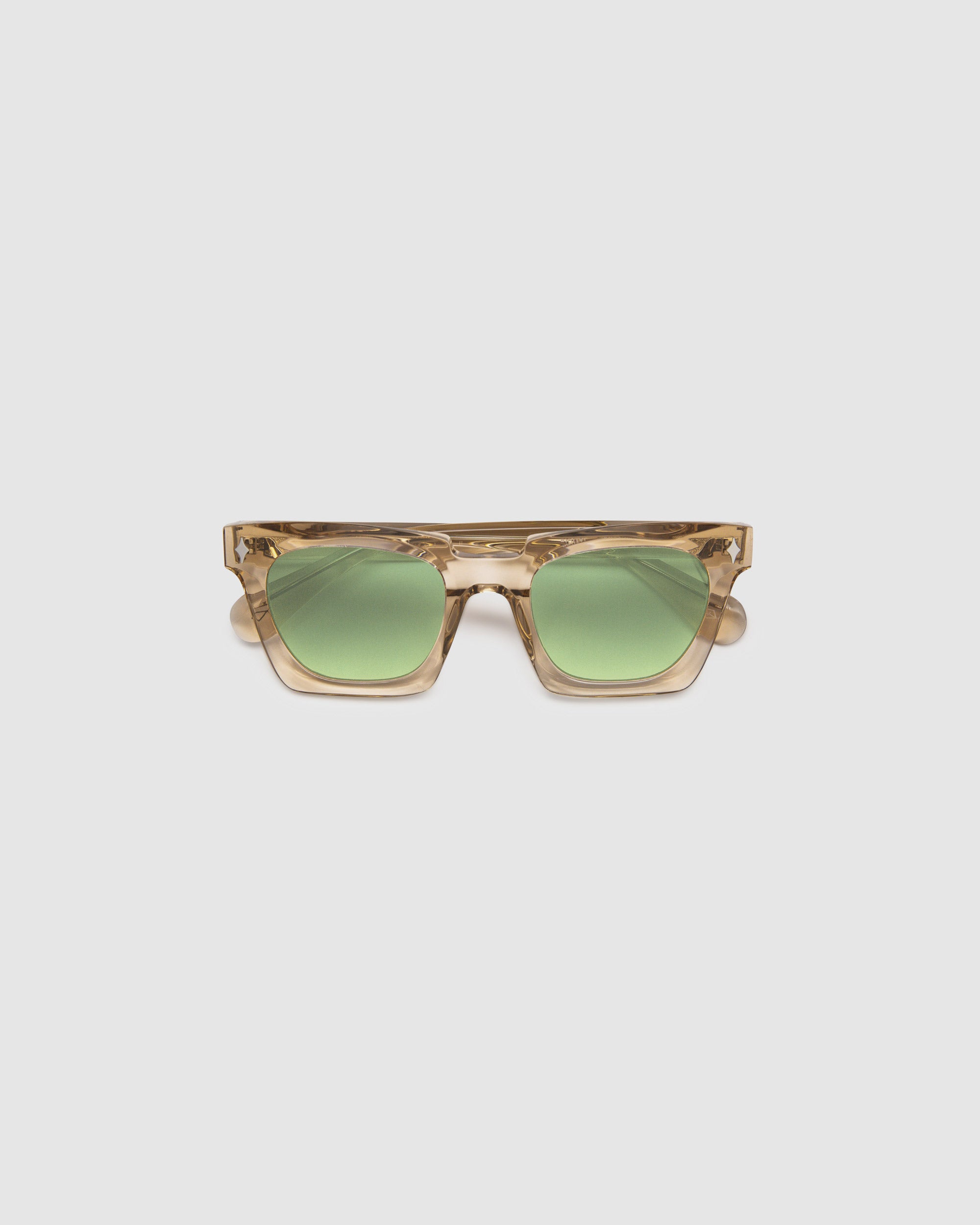 TRIBU BRUTAL 1.0 Champagne / Sage - acetate eyewear
