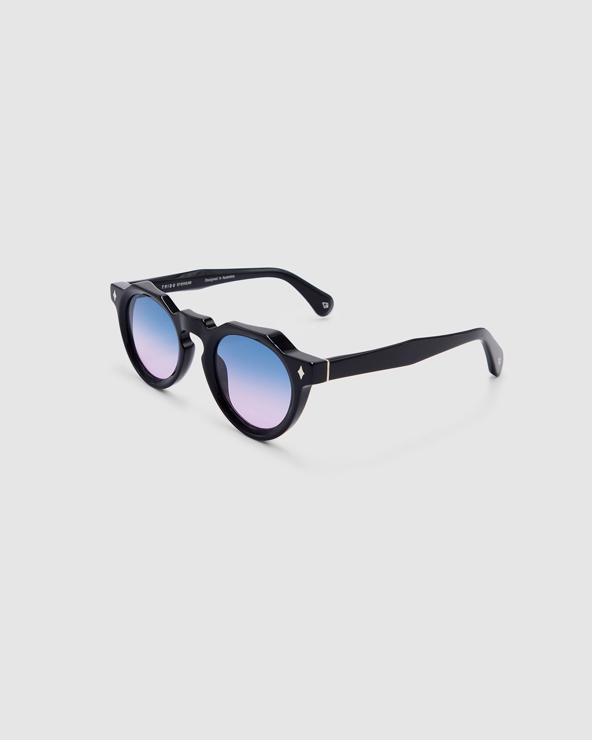 TRIBU BRUTAL 2.0 Black / Deep Ocean - acetate eyewear