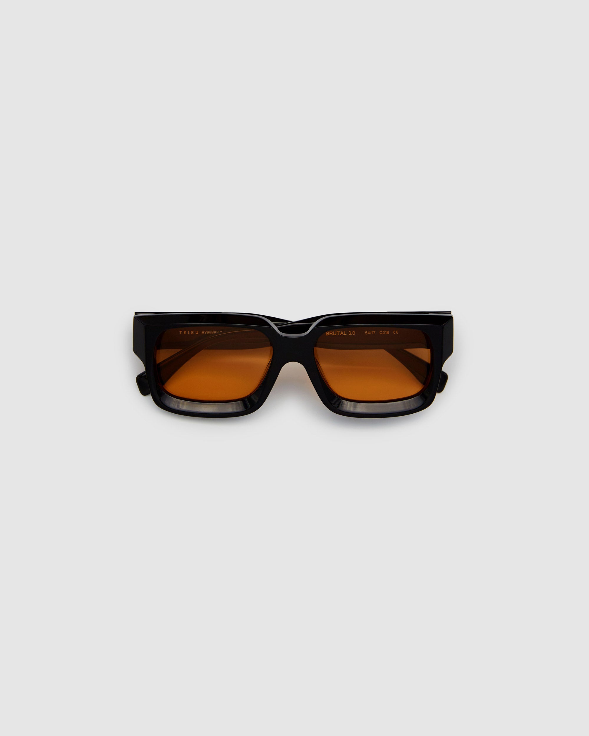 TRIBU BRUTAL 3.0 Black / Desert Orange - acetate eyewear