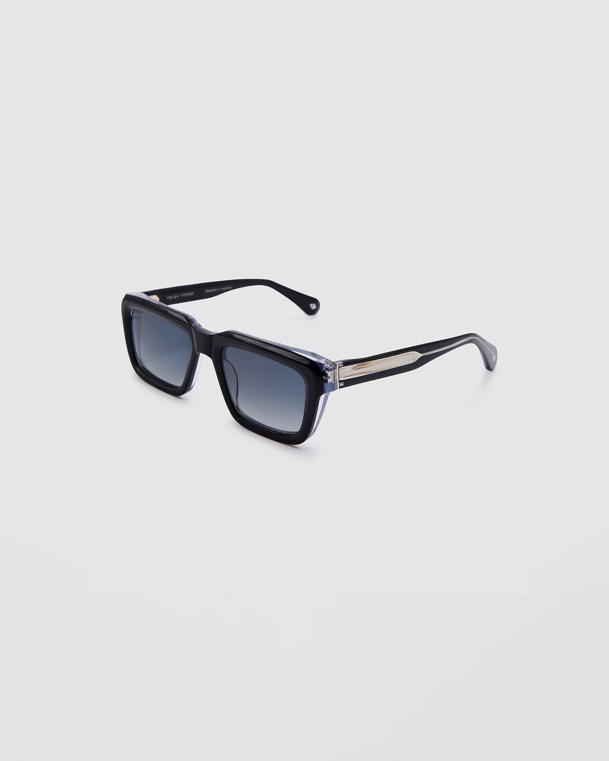 TRIBU BRUTAL 5.0 Black + Crystal / Polarised - acetate eyewear