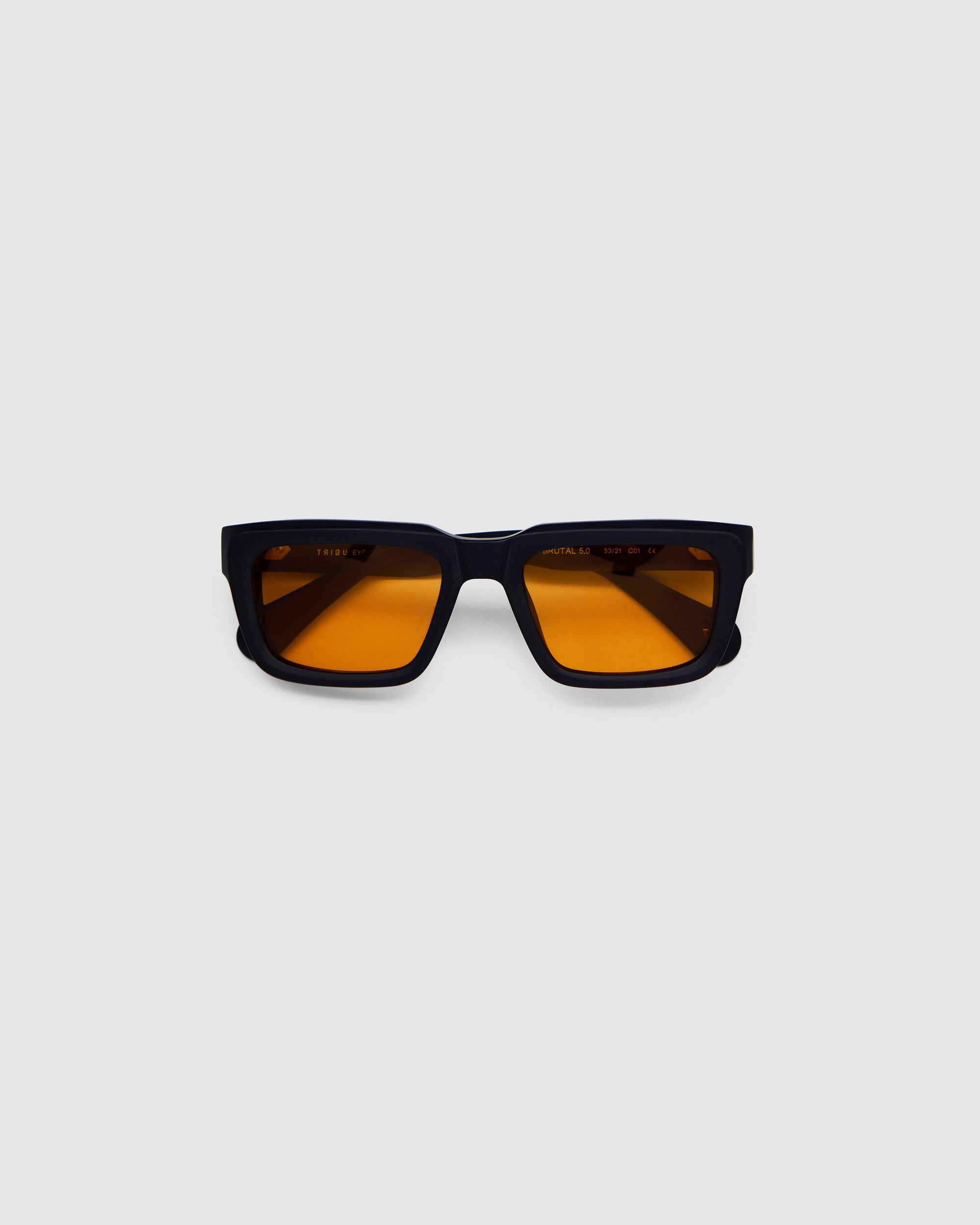 TRIBU BRUTAL 4.0 Black / Desert Orange - acetate eyewear