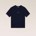 Bandsome Box T-Shirt in Navy Lying Man - Australian made organic cotton
