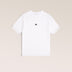 Bandsome Box T-Shirt in White Lying Man - Australian made organic cotton
