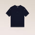 Bandsome Box T-Shirt in Navy Contrast Smiley - Australian made organic cotton