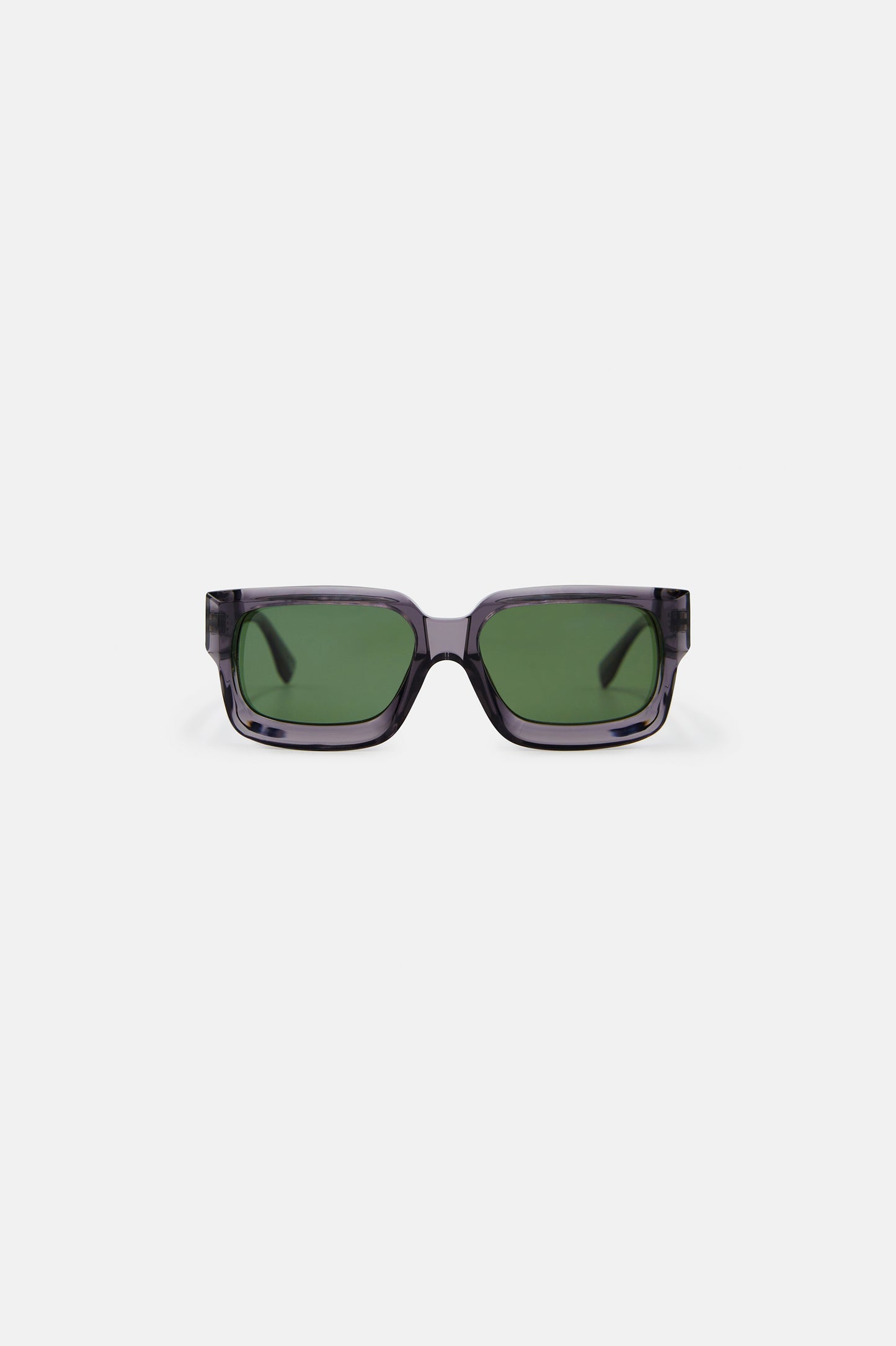 Brutal 3.0 Sunglasses Grey Smoke w/ Polarised Green Lens