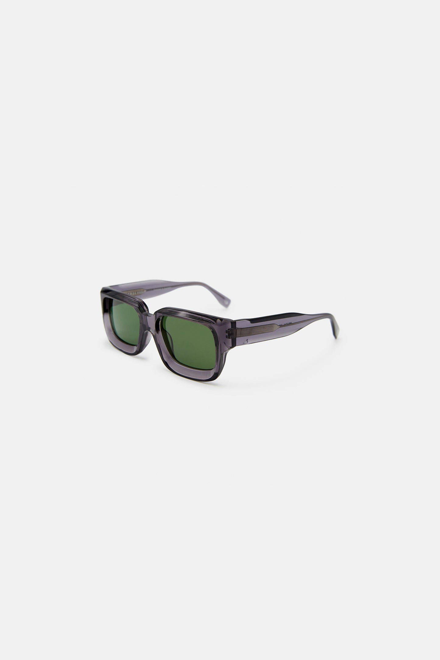 Brutal 3.0 Sunglasses Grey Smoke w/ Polarised Green Lens