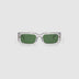 TRIBU CHANCE Crystal / Green Polarised - acetate eyewear