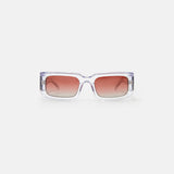 Chance Sunglasses Crystal w/ Polarised Pink Gradient Lens