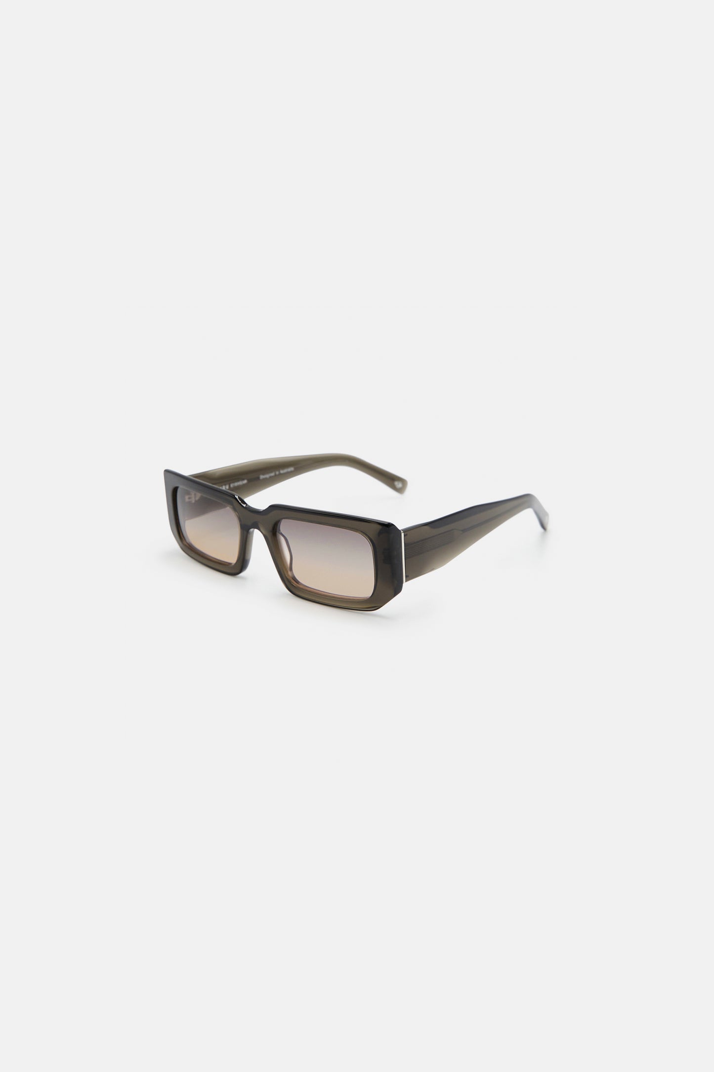 Chance Sunglasses Smokey Crystal w/ Polarised Grey Gradient Lens