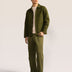 Bandsome chore jacket in olive canvas - Australian made cotton jacket