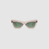 TRIBU ELECTRA 2.0 Powder Pink / Sage - acetate eyewear