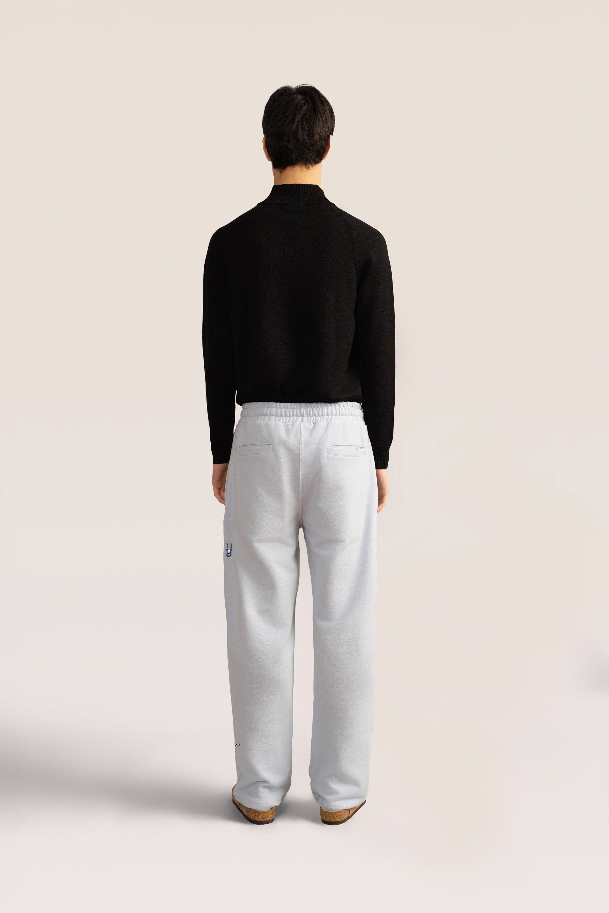 French Terry Pant Sky Blue Race Cars-4