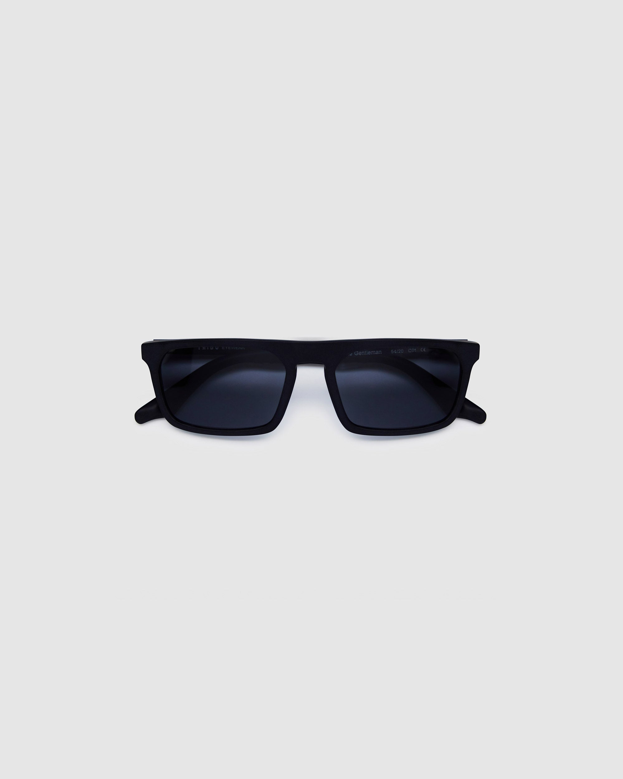 TRIBU GENTLEMAN Matte Black / Polarised - acetate eyewear