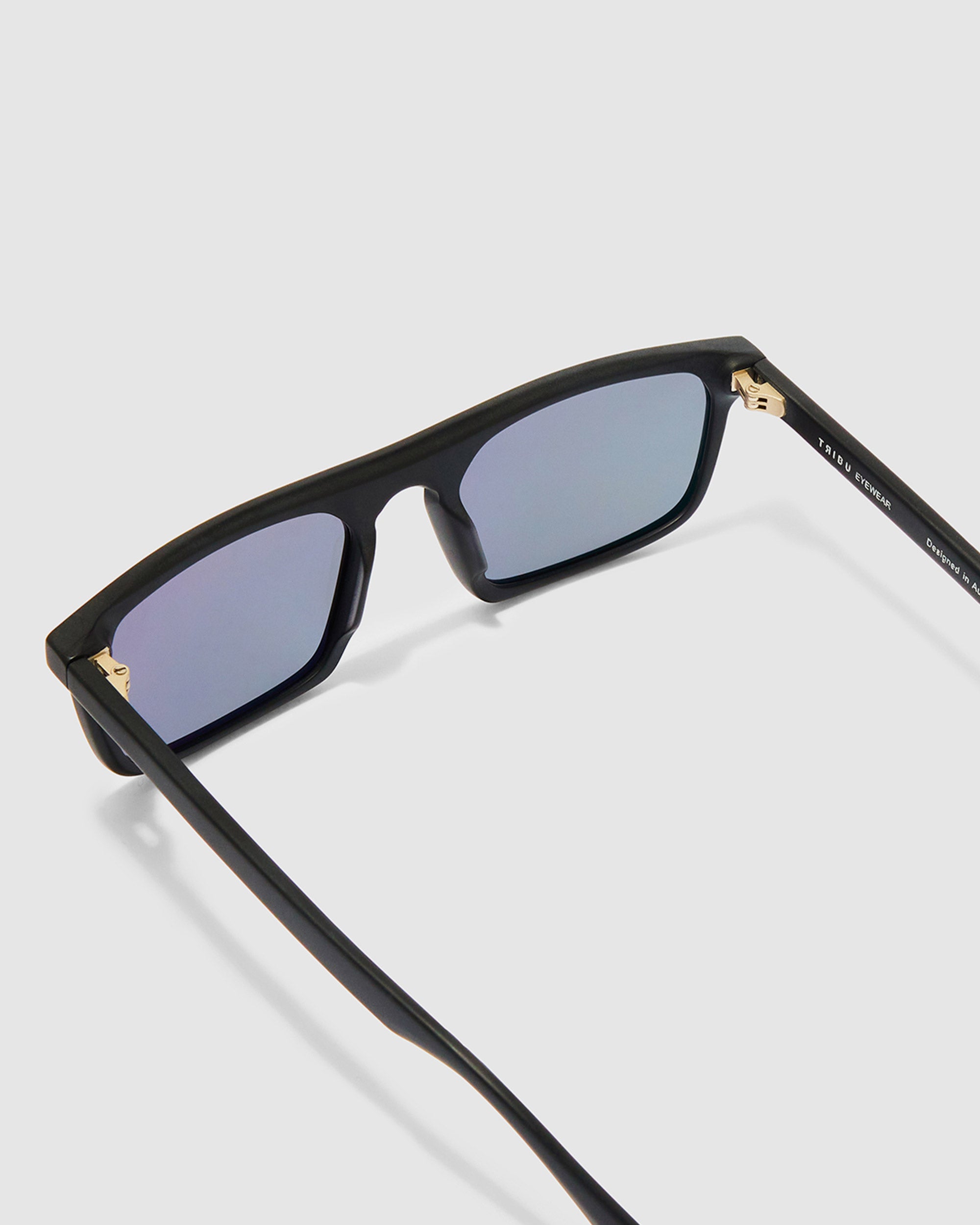 TRIBU GENTLEMAN Matte Black / Polarised - acetate eyewear