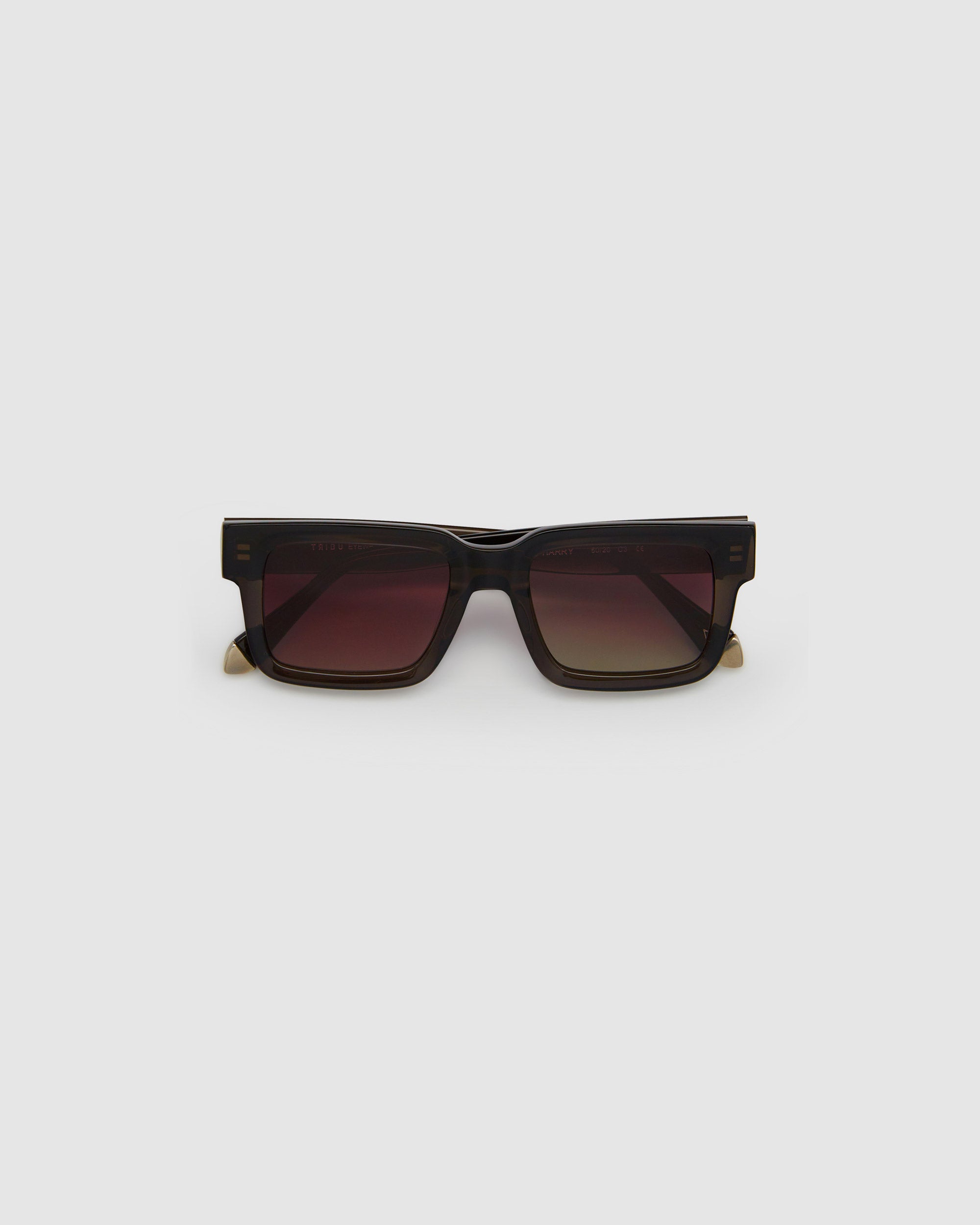 TRIBU HARRY Smoke / Pink Gradient Polarised - acetate eyewear