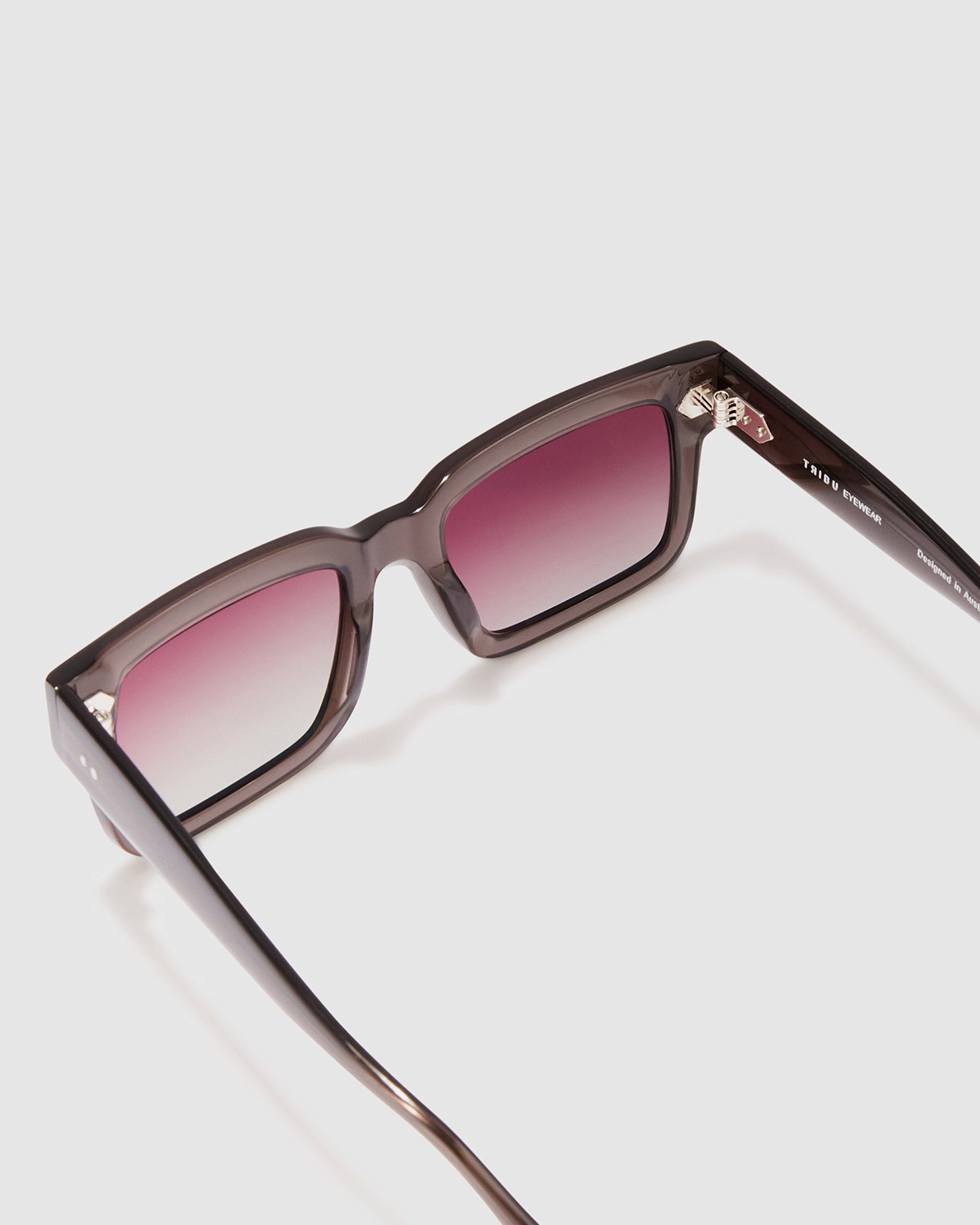 TRIBU HARRY Smoke / Pink Gradient Polarised - acetate eyewear