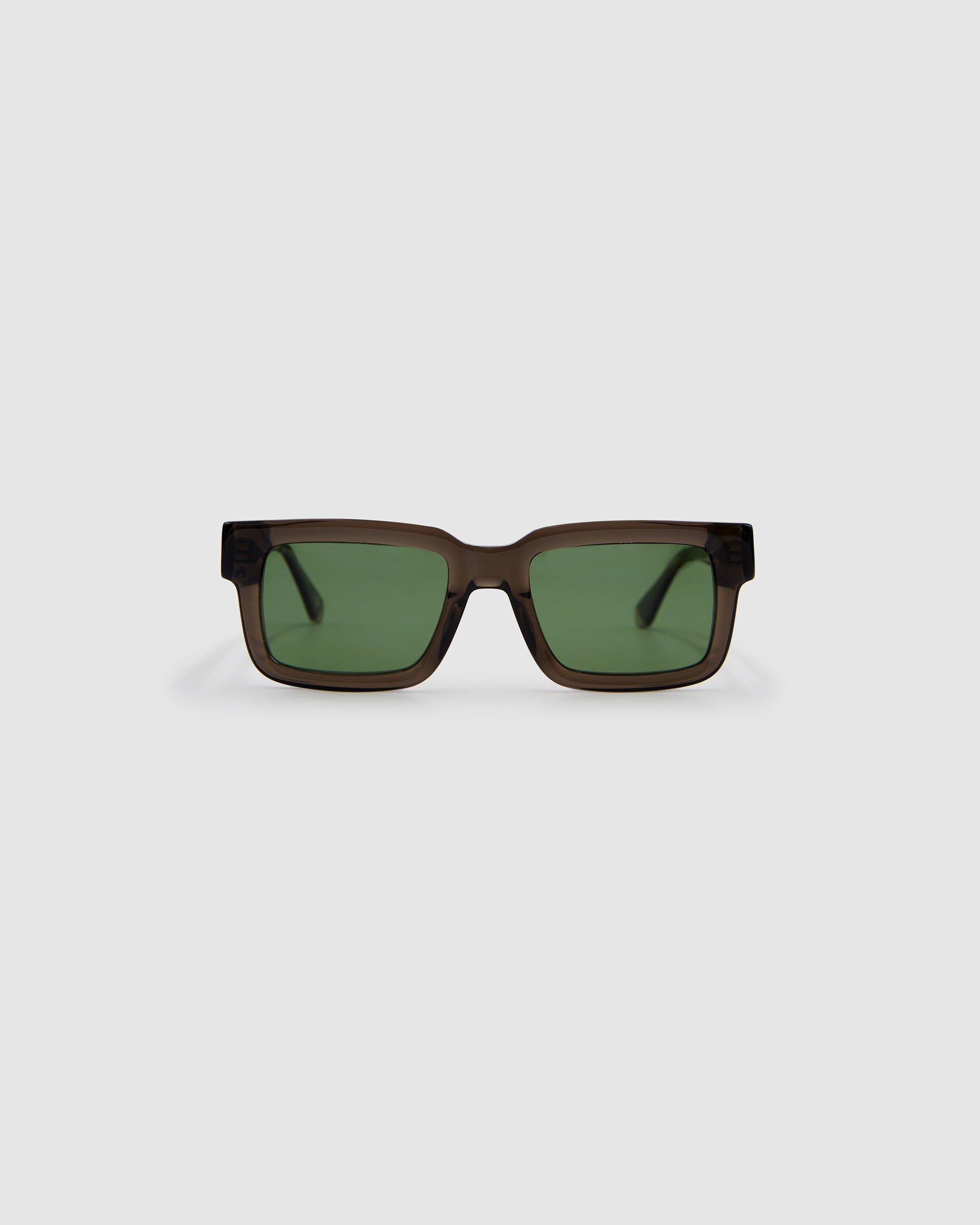 TRIBU HARRY Smoke / Green Polarised - acetate eyewear