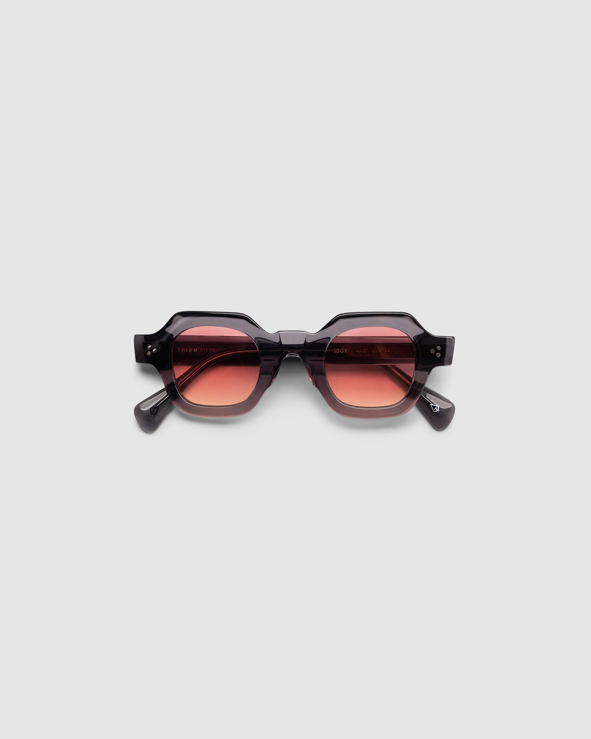 TRIBU IGGY Smoke / Sunset - acetate eyewear