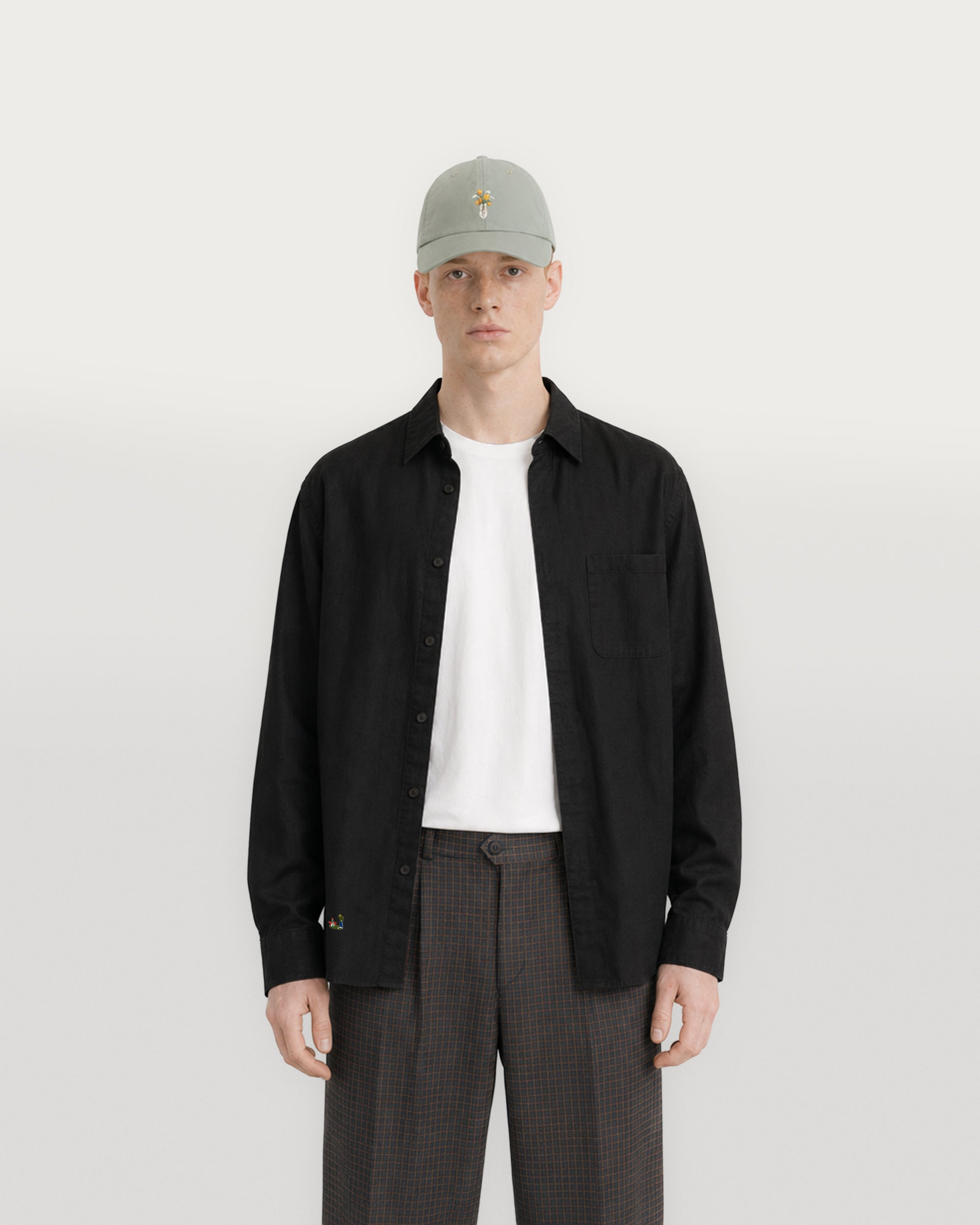 Fairway LS Shirt Black Linen