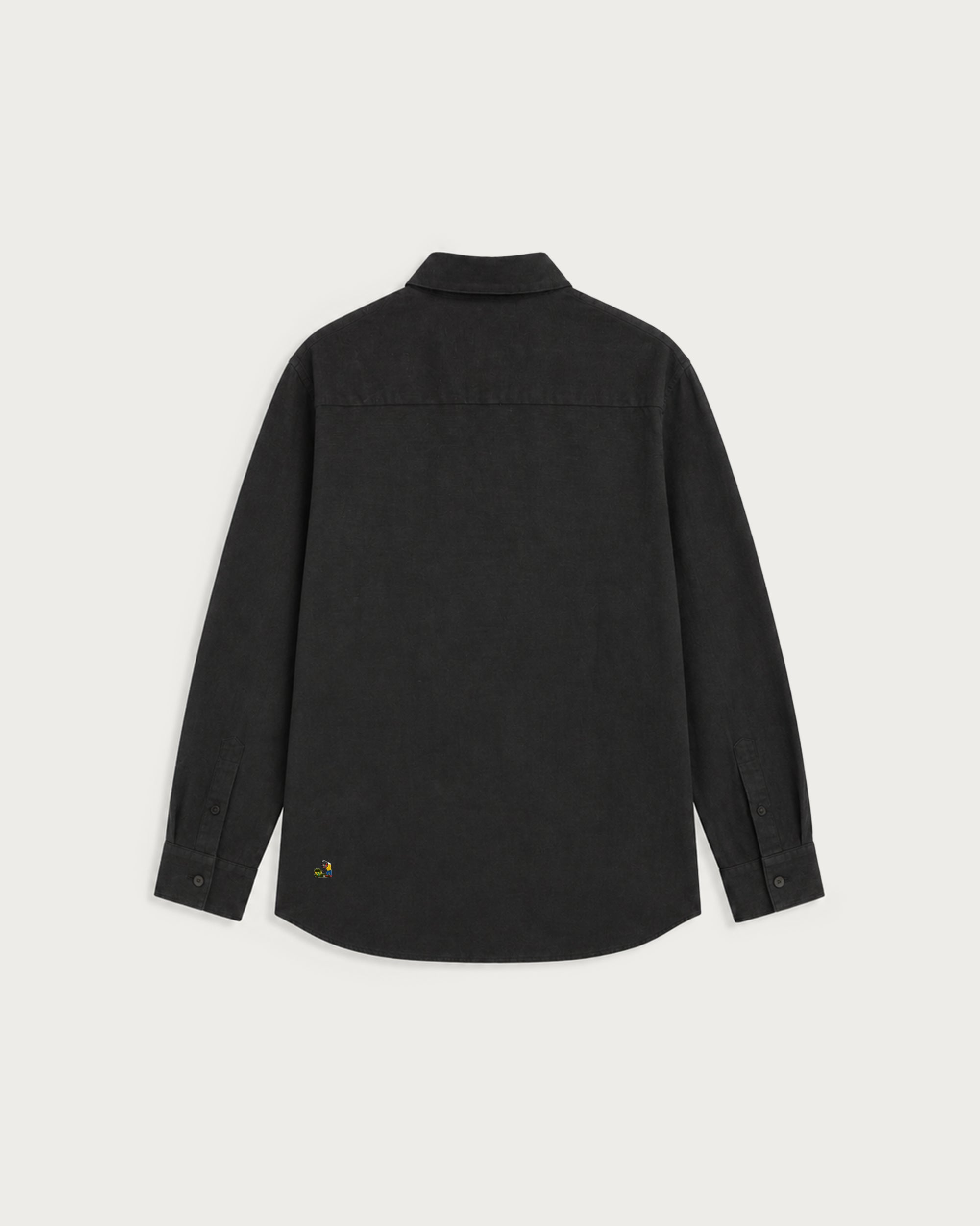 Fairway LS Shirt Black Linen-4