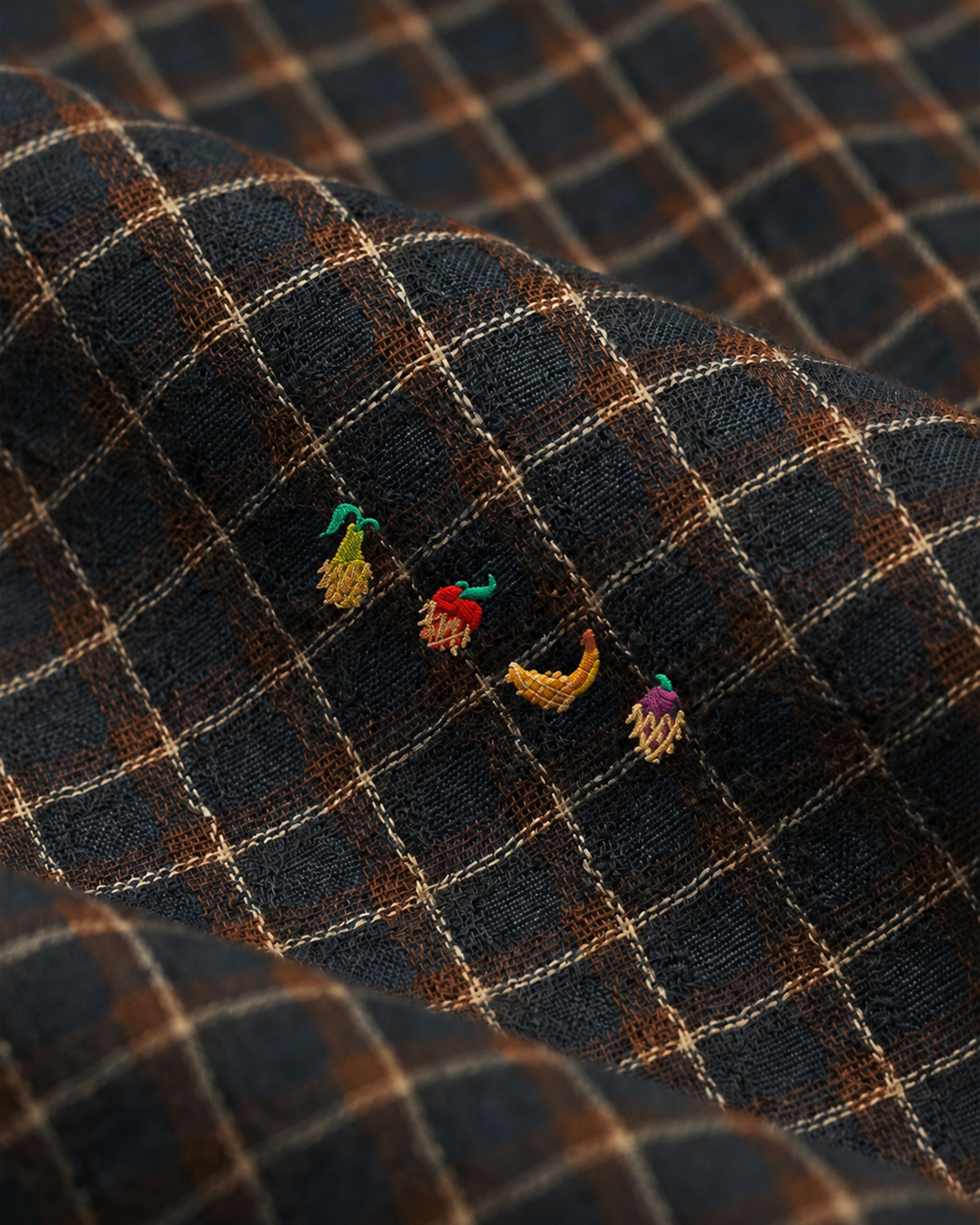 Fairway LS Shirt Brown Check-3