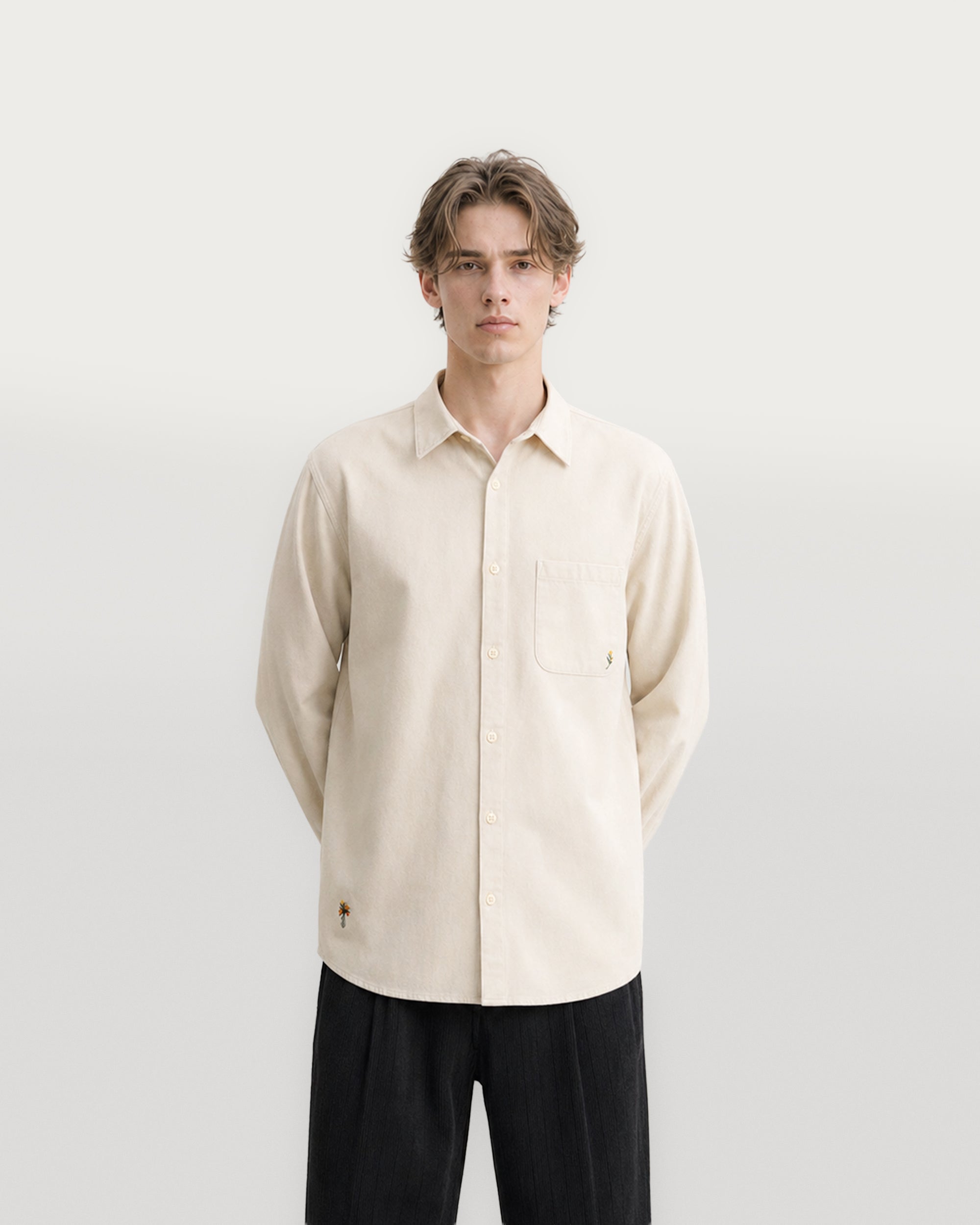 Fairway LS Shirt Natural-3