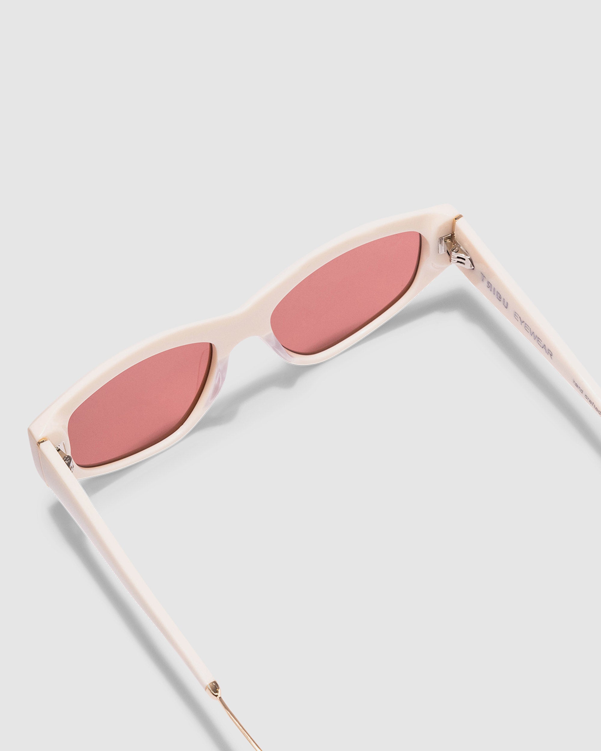 TRIBU LUCKY Whipped Cream / Desert Orange - acetate eyewear