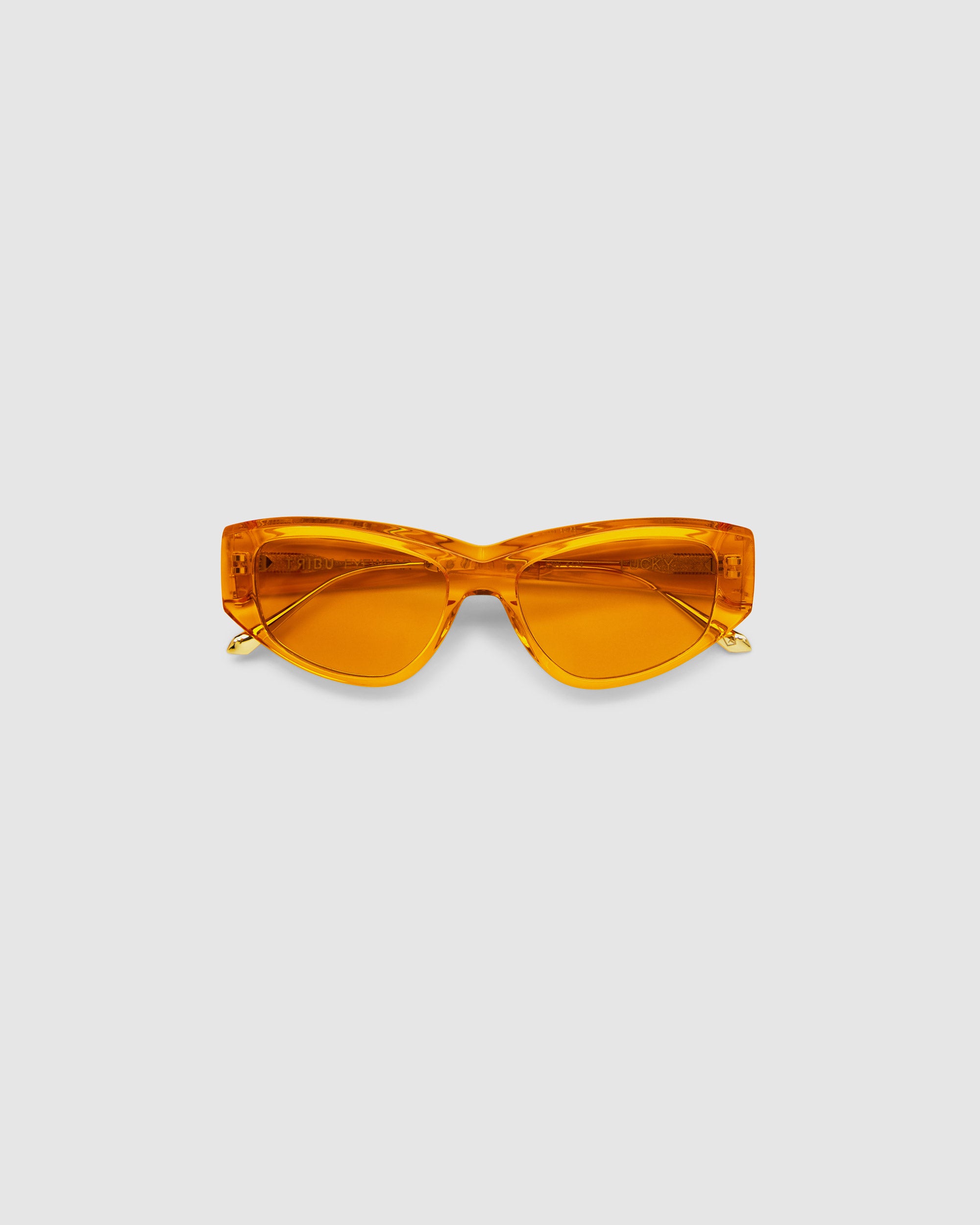 TRIBU LUCKY Tangerine / Desert Orange - acetate eyewear