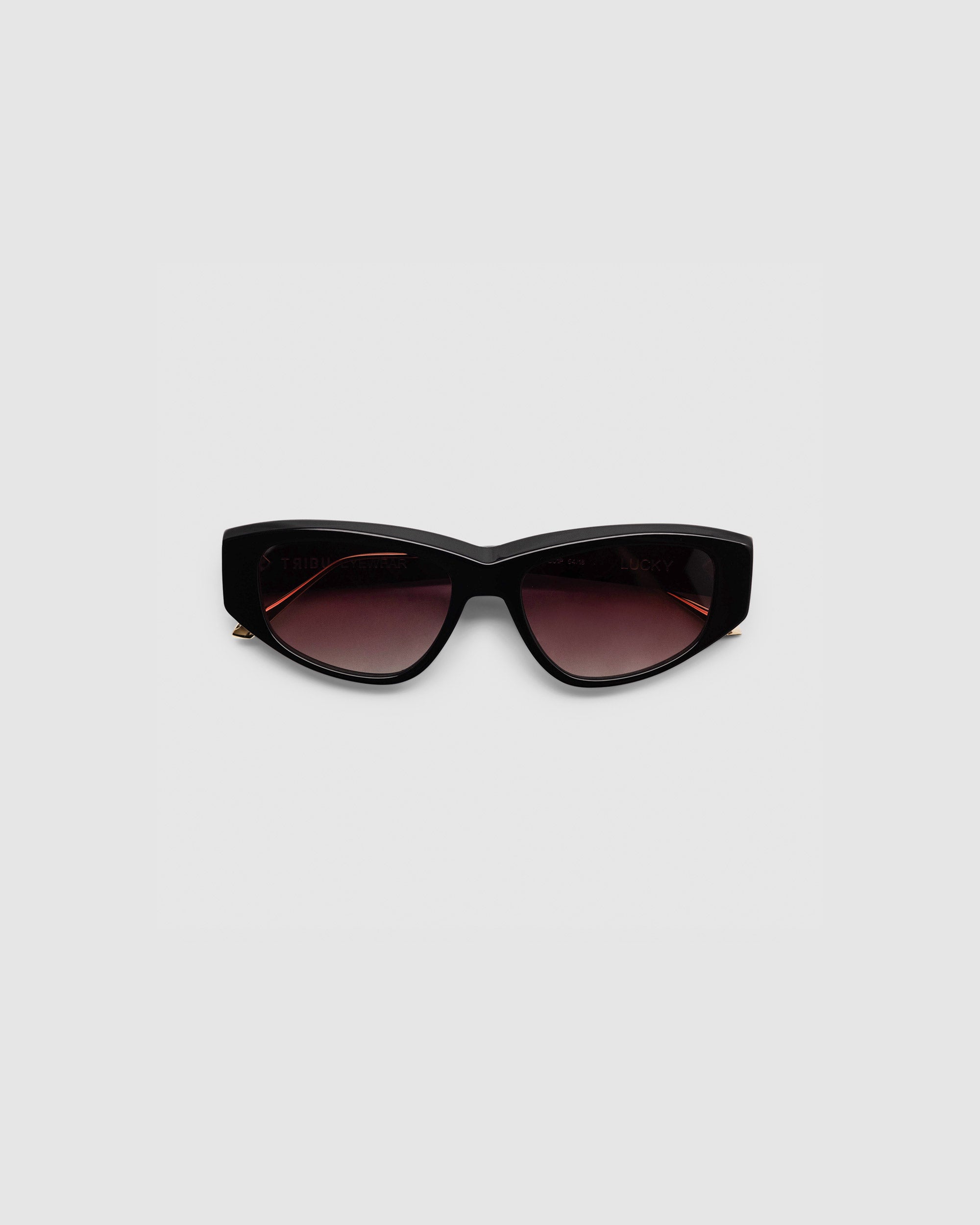 TRIBU LUCKY Black / Rose Gradient Polarised - acetate eyewear