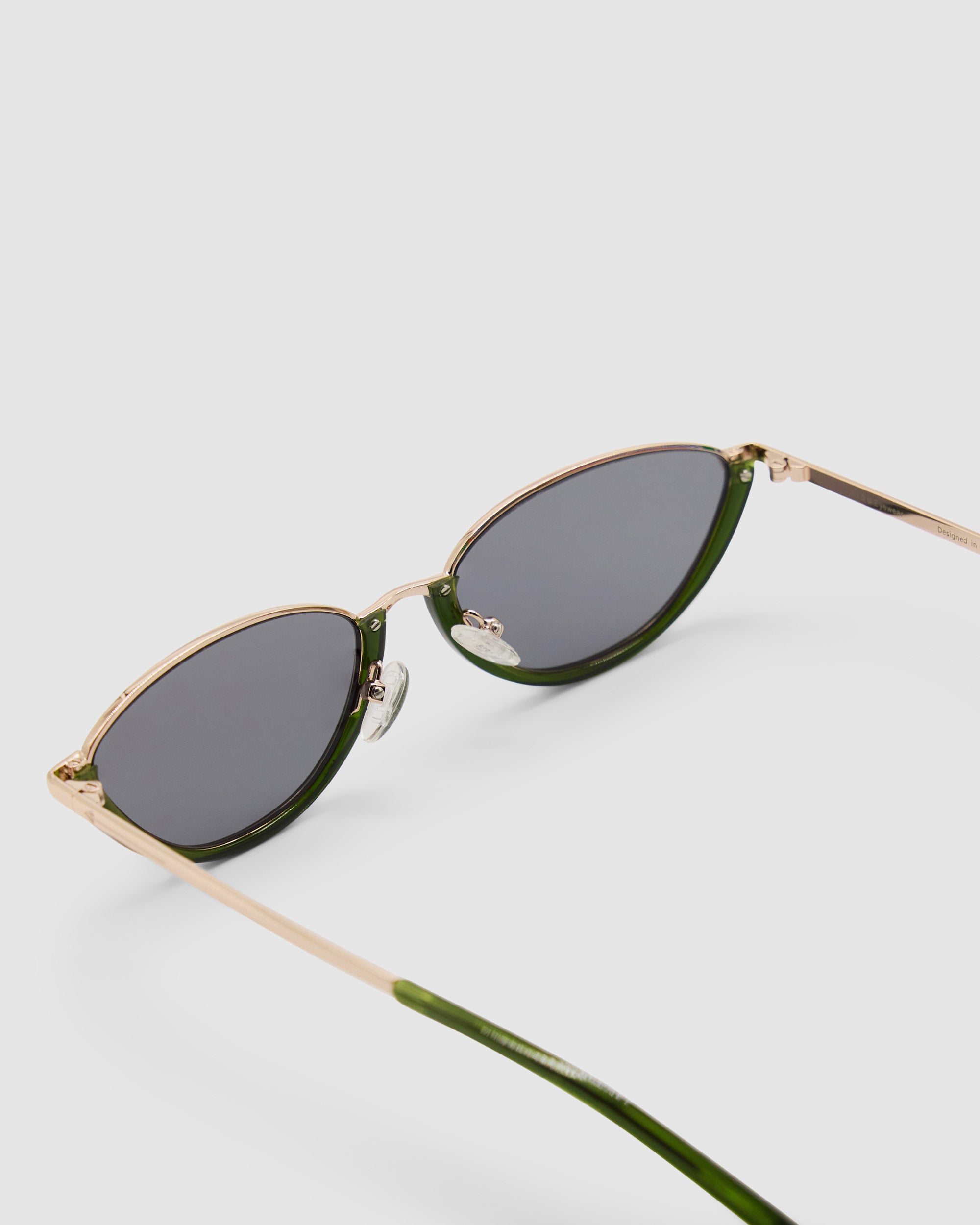 TRIBU NARDI 2.0 Rose Gold + Forest Green / Polarised - acetate eyewear