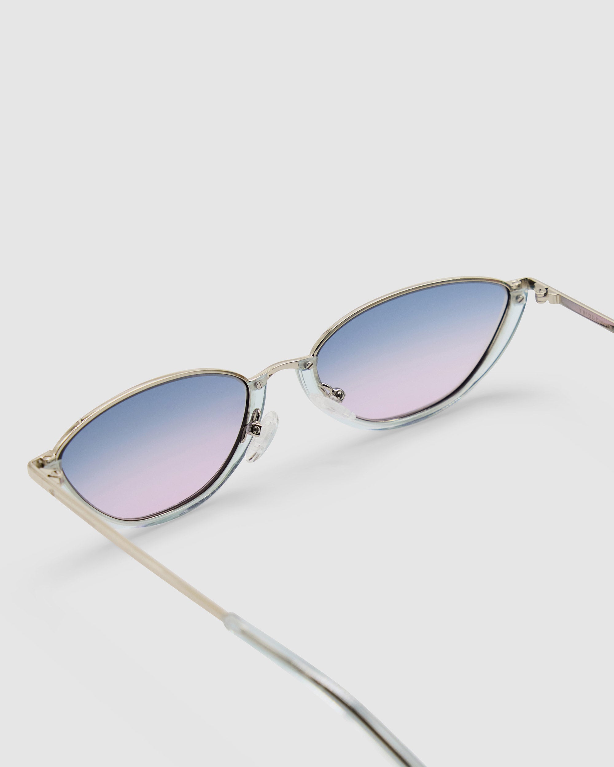 TRIBU NARDI 2.0 Silver + Baby Blue / Deep Ocean - acetate eyewear