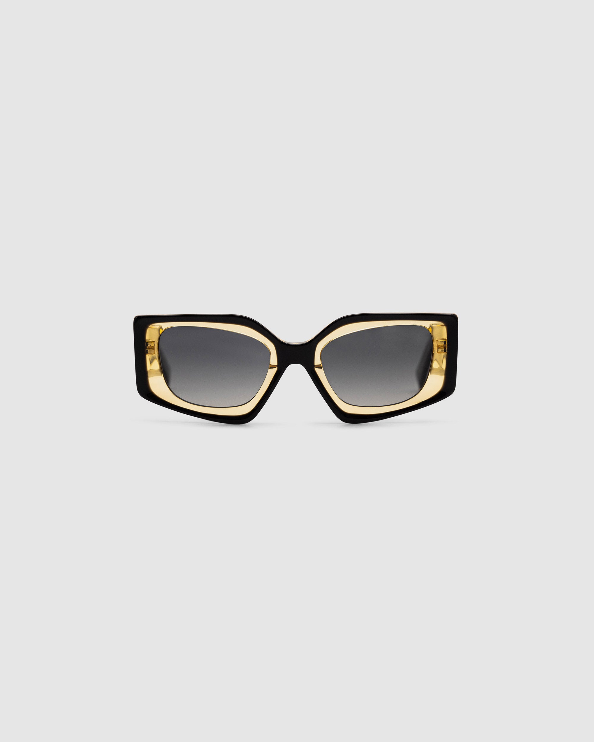 TRIBU PRINCE Black + Tangerine / Polarised - acetate eyewear