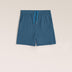 Bandsome pique shorts in cobalt smiley - Australian made organic cotton shorts