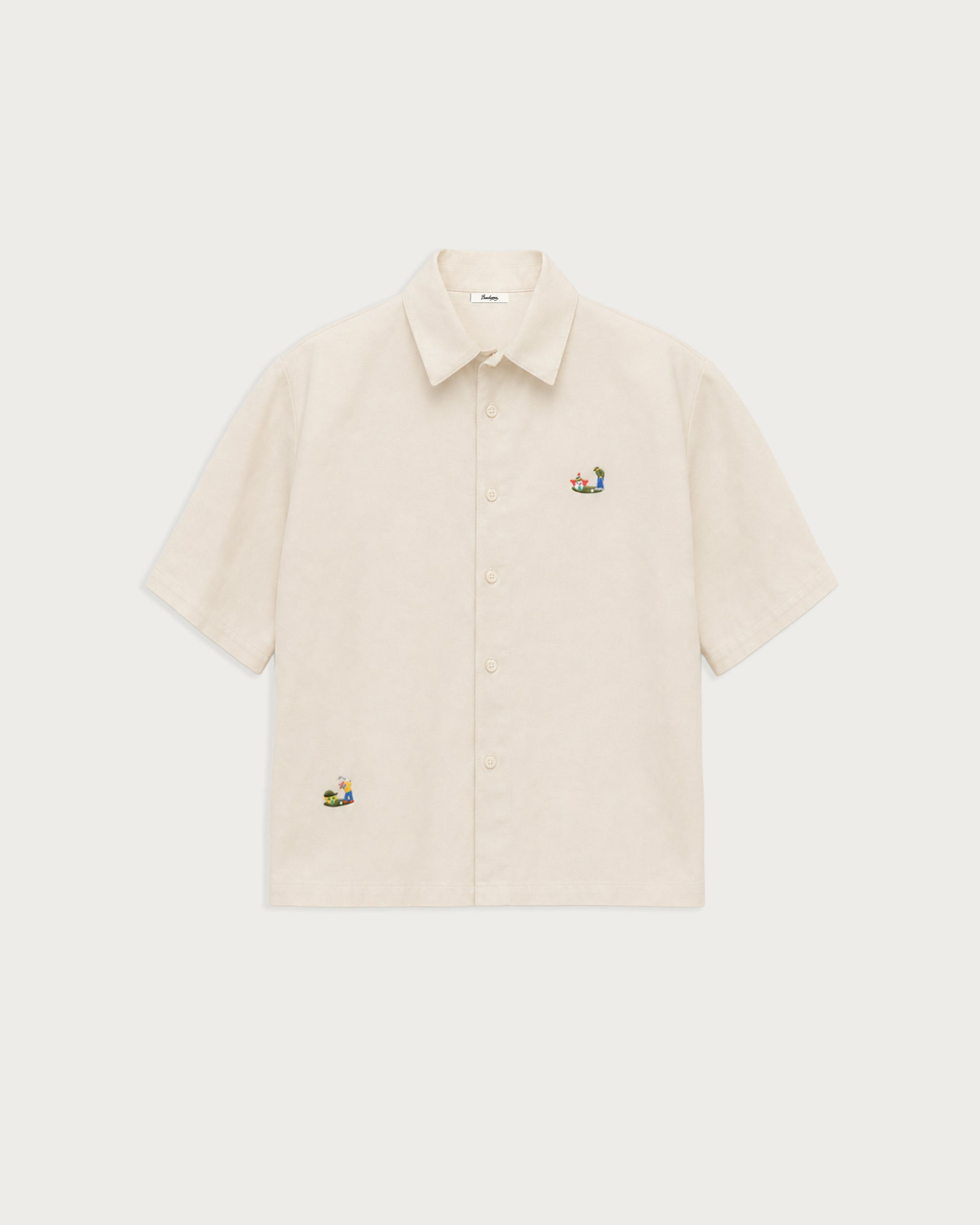 Fairway SS Button Shirt Natural