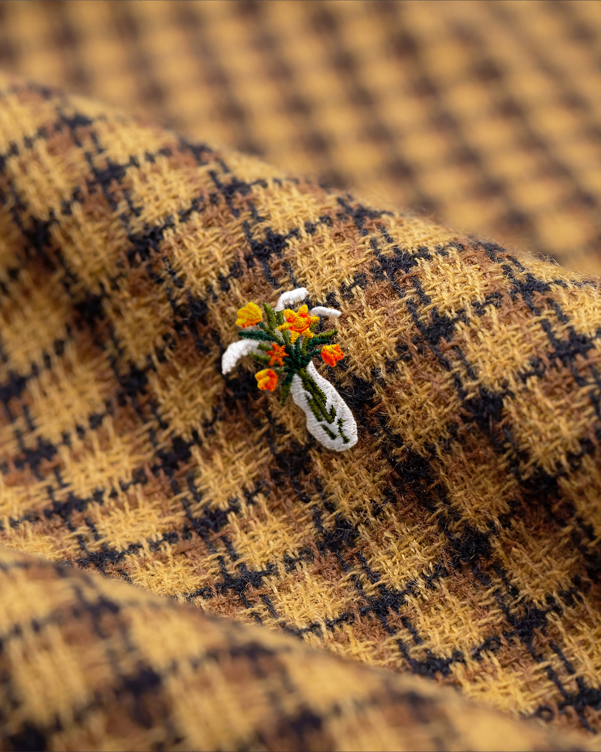 Fairway SS Button Shirt Yellow Check-3
