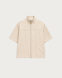 Fairway SS Zip Shirt Natural