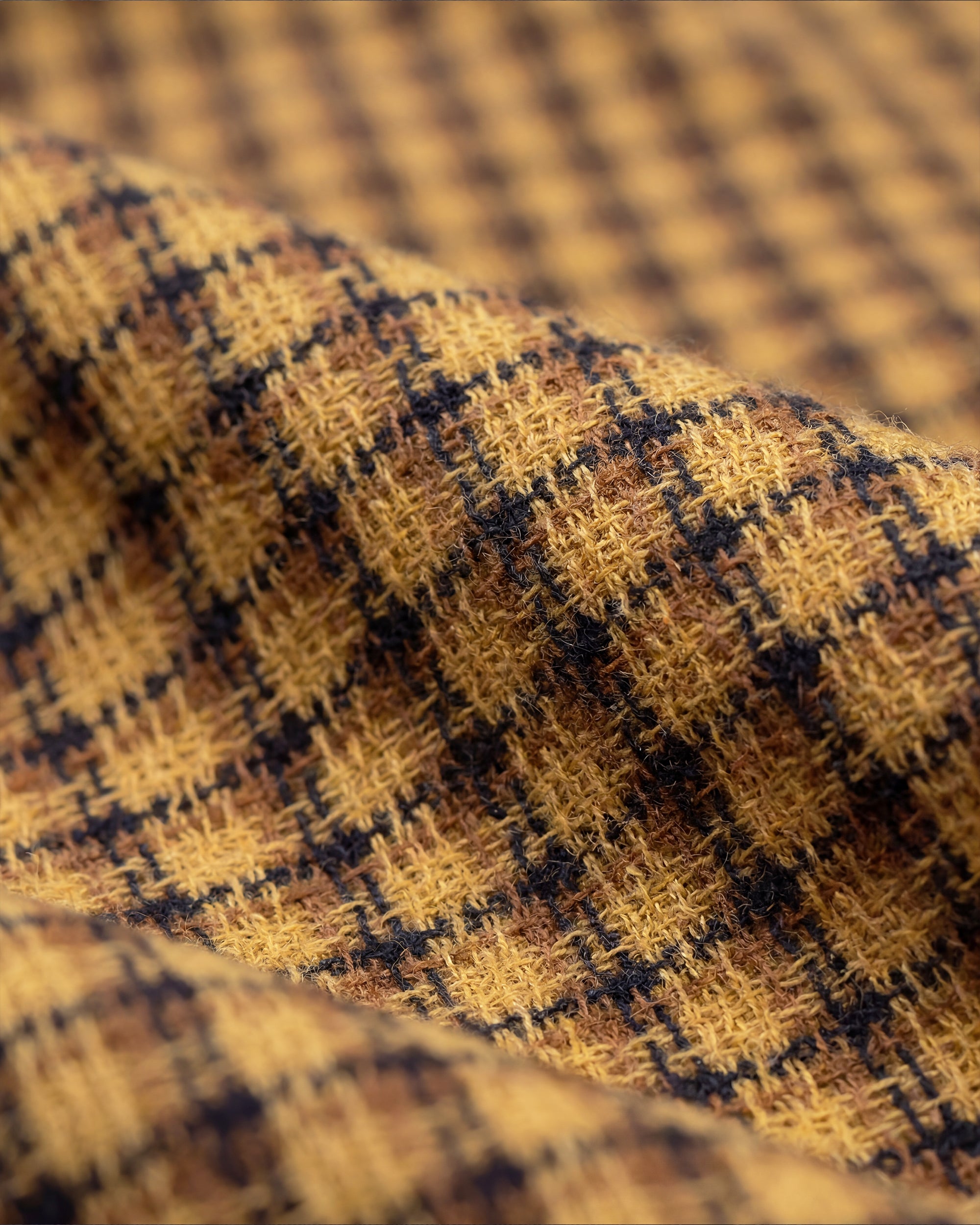 Fairway SS Zip Yellow Check-3